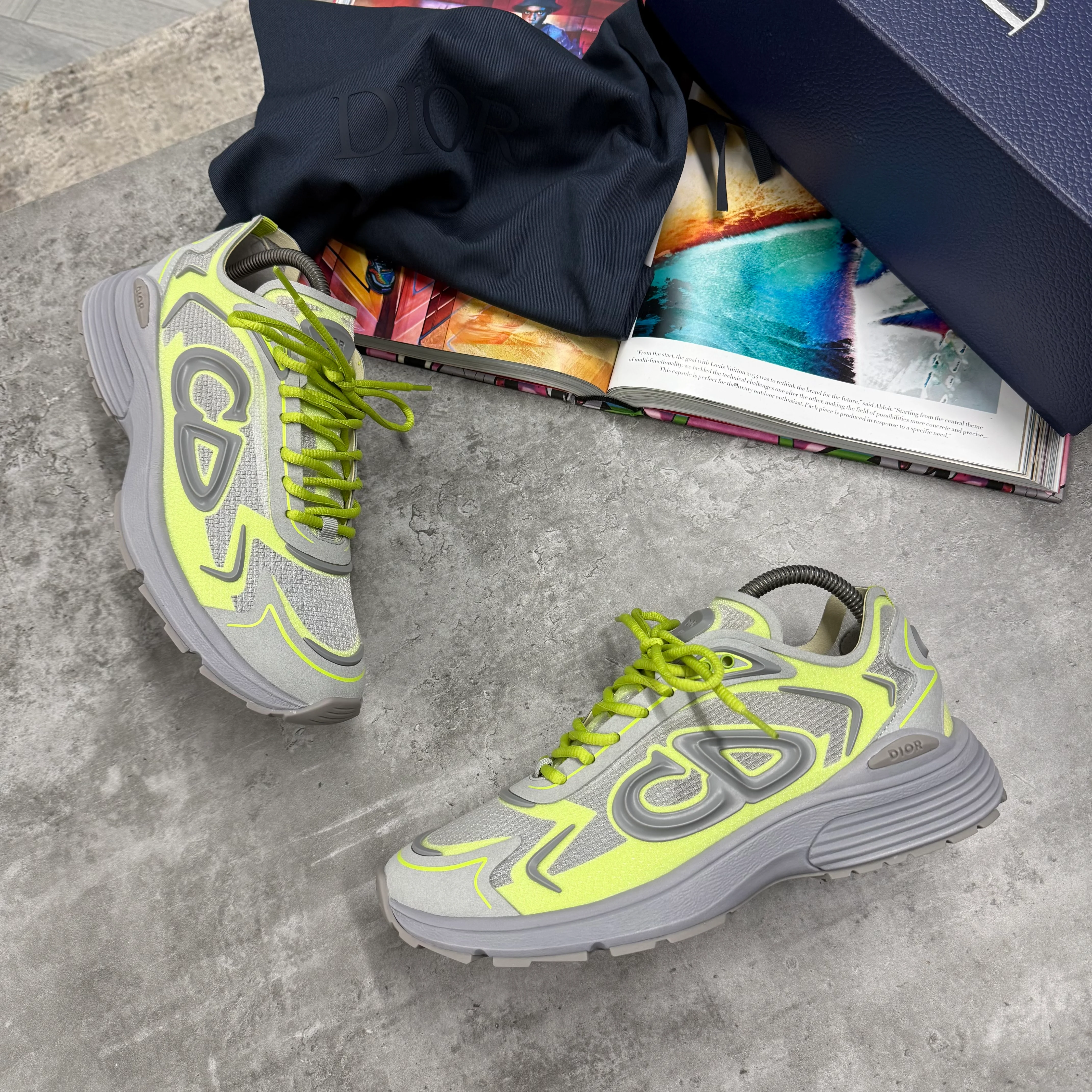 B30 TRAINER - GREY / LIME FROST