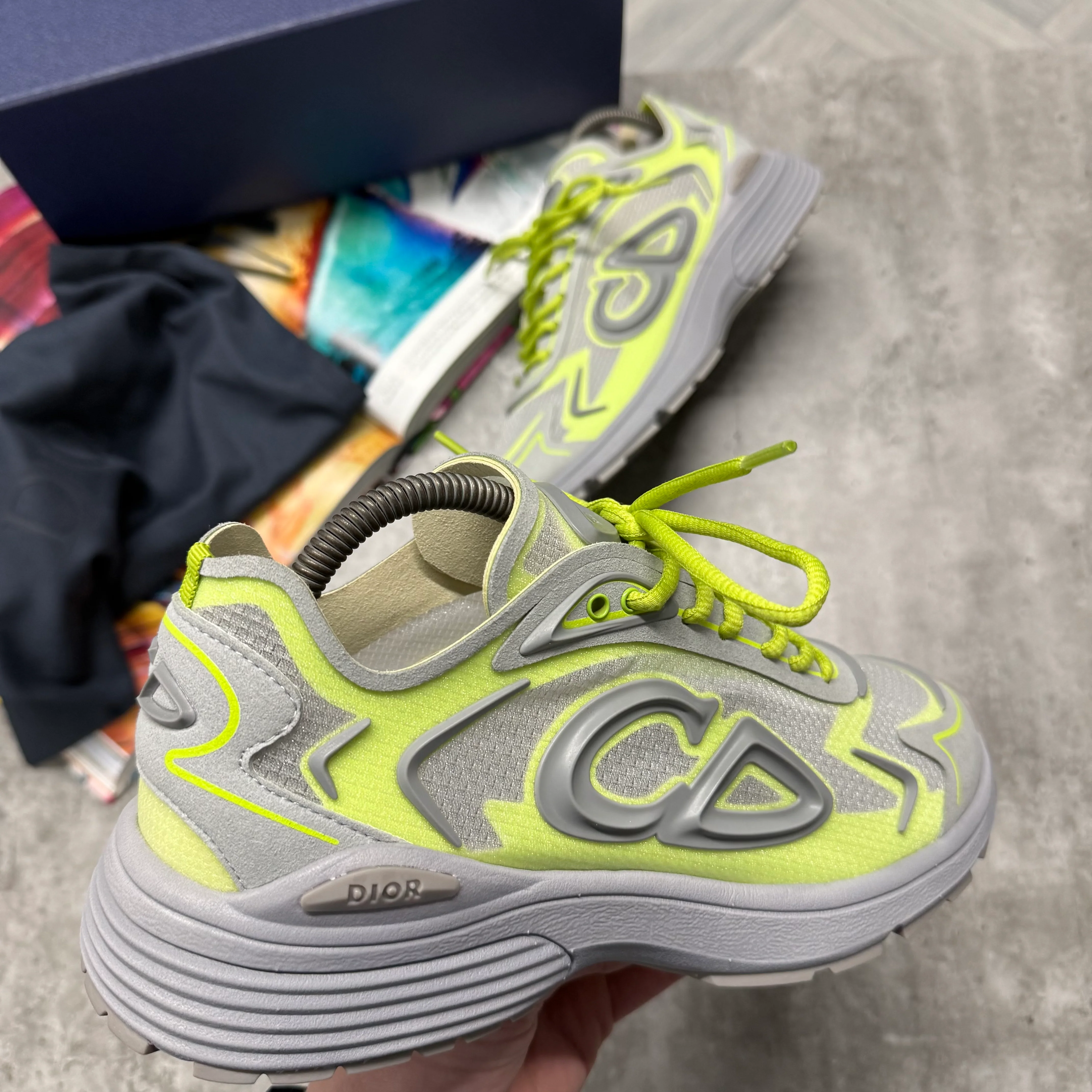 B30 TRAINER - GREY / LIME FROST - Image 2
