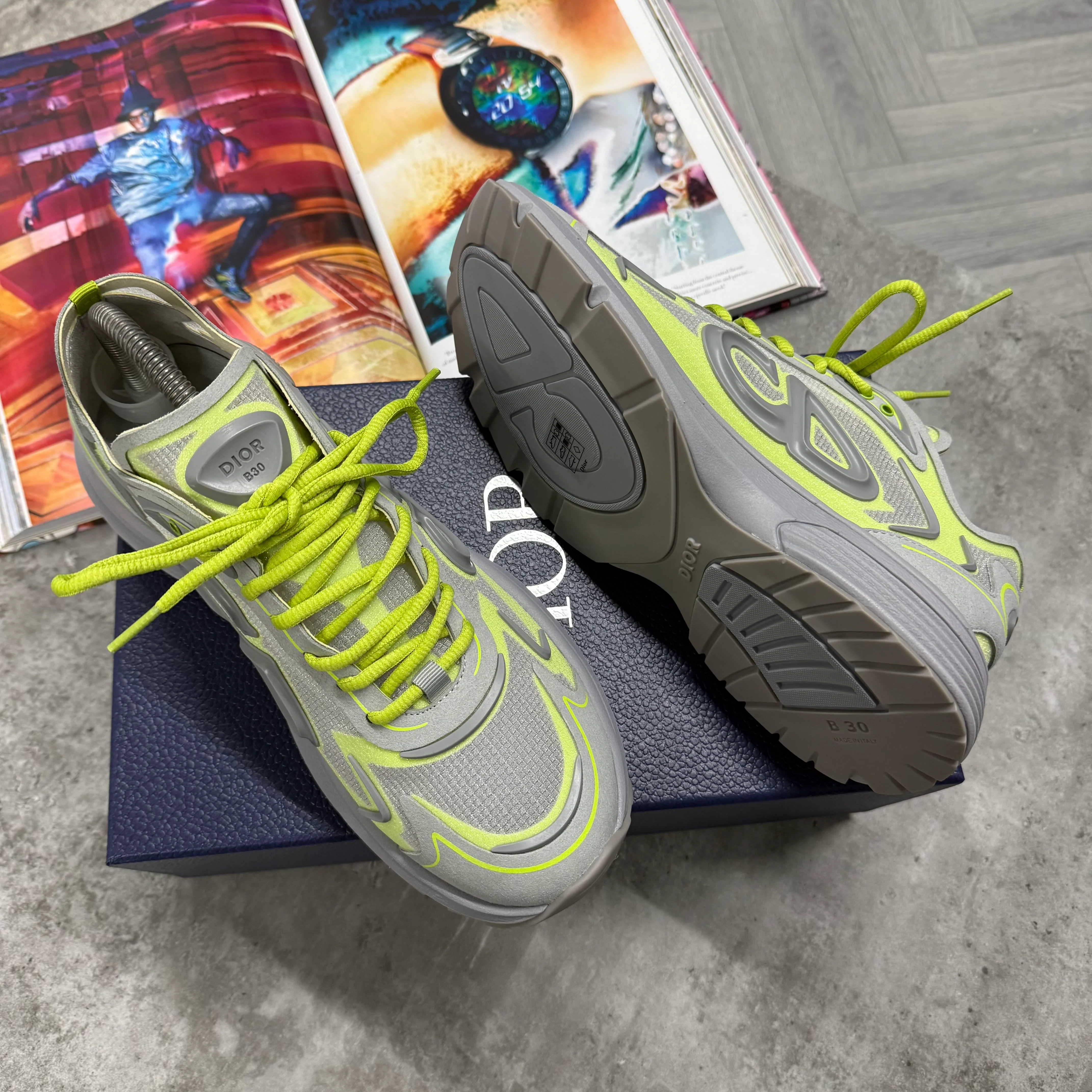 B30 TRAINER - GREY / LIME FROST - Image 3