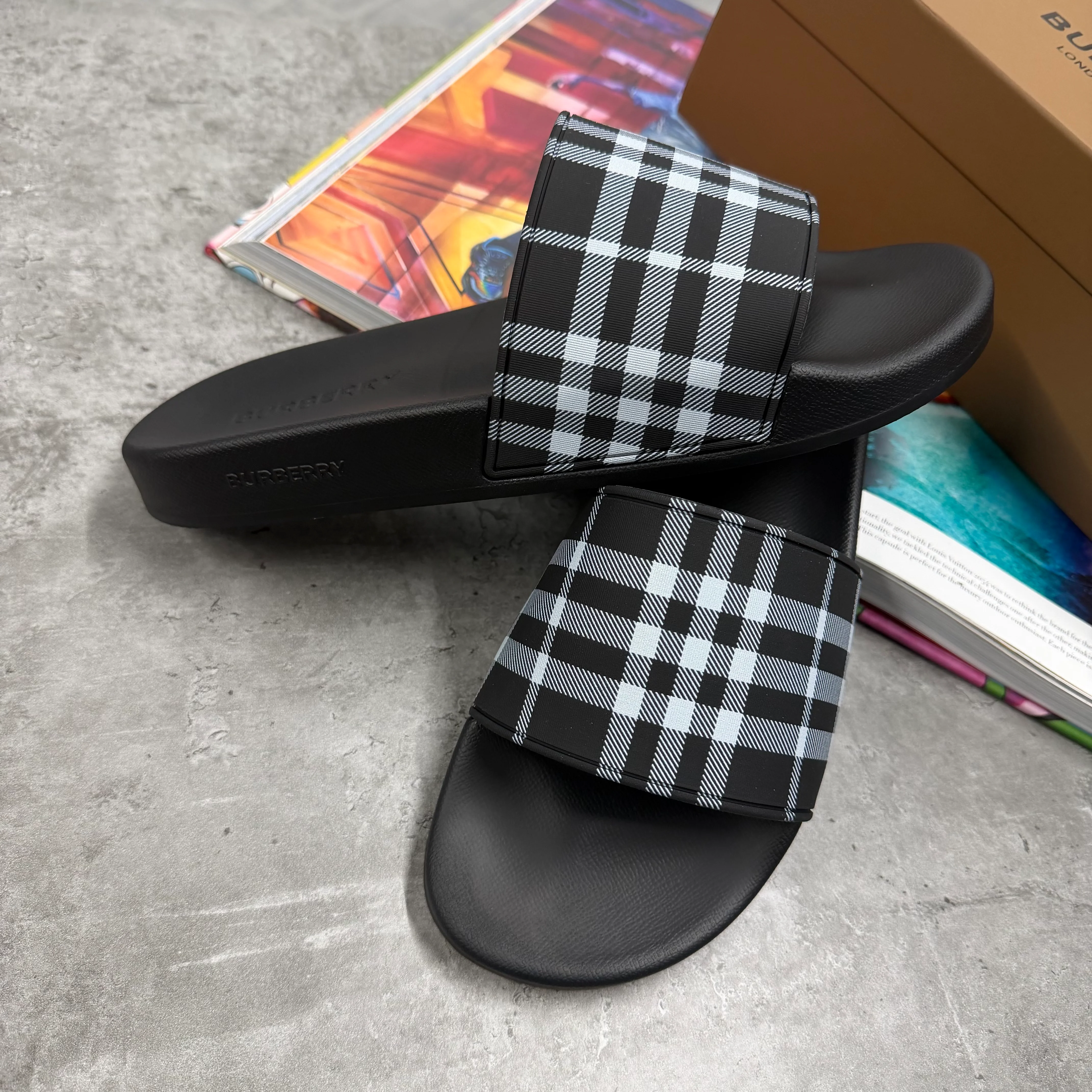 BBR SLIDES - BLACK / GREY - Image 2
