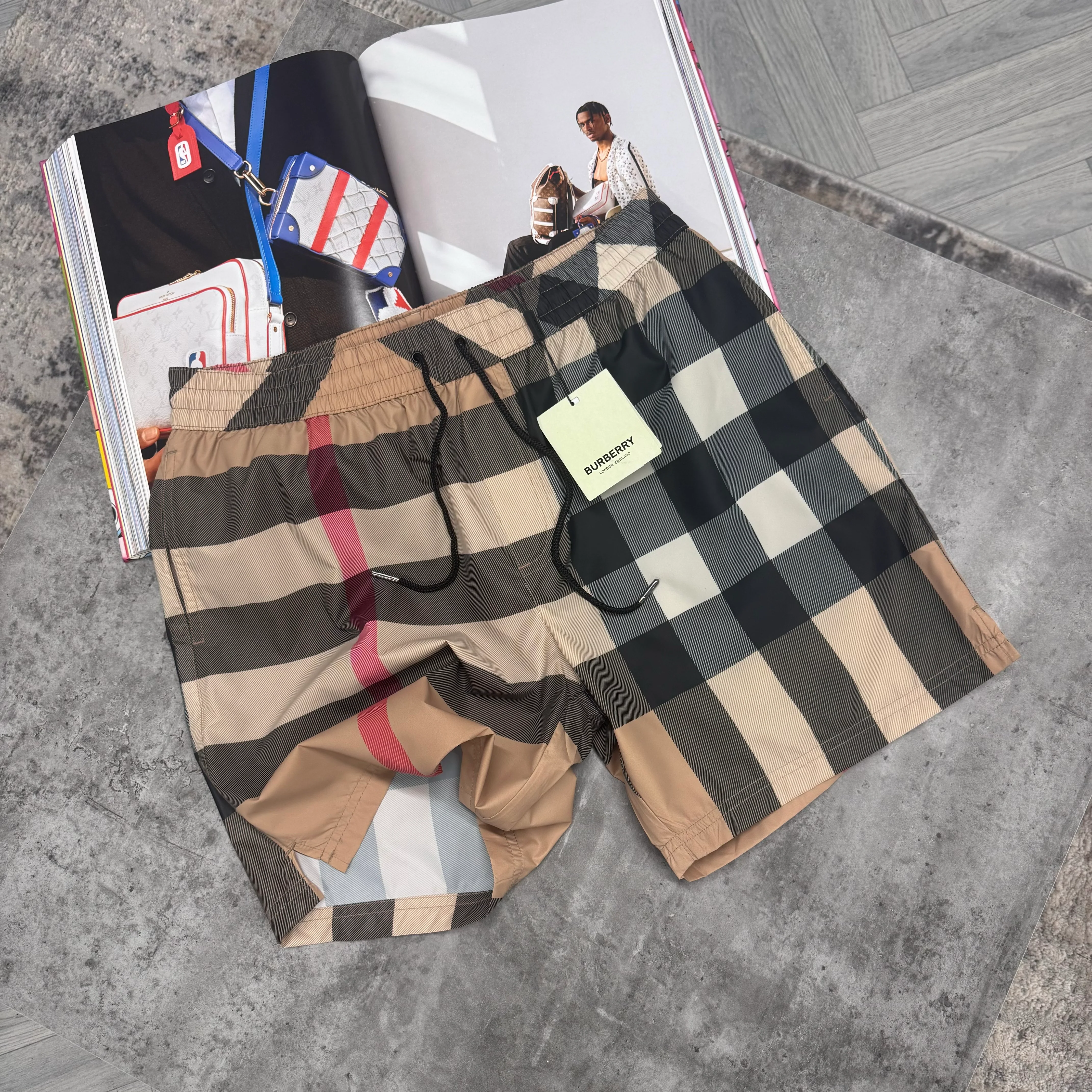 BBR SWIM SHORTS - BROWN