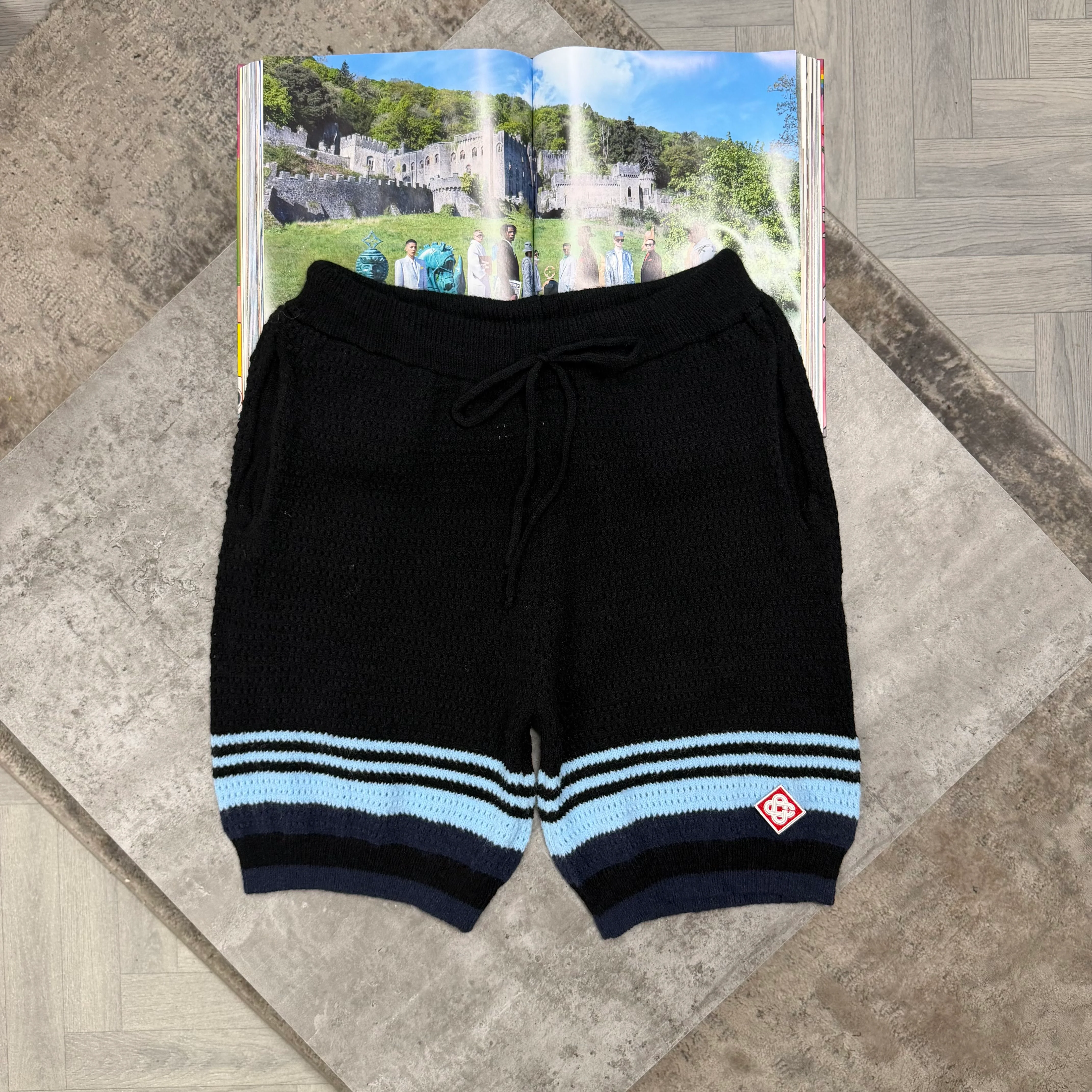 CB KNIT SET - BLACK / SKY BLUE - Image 3