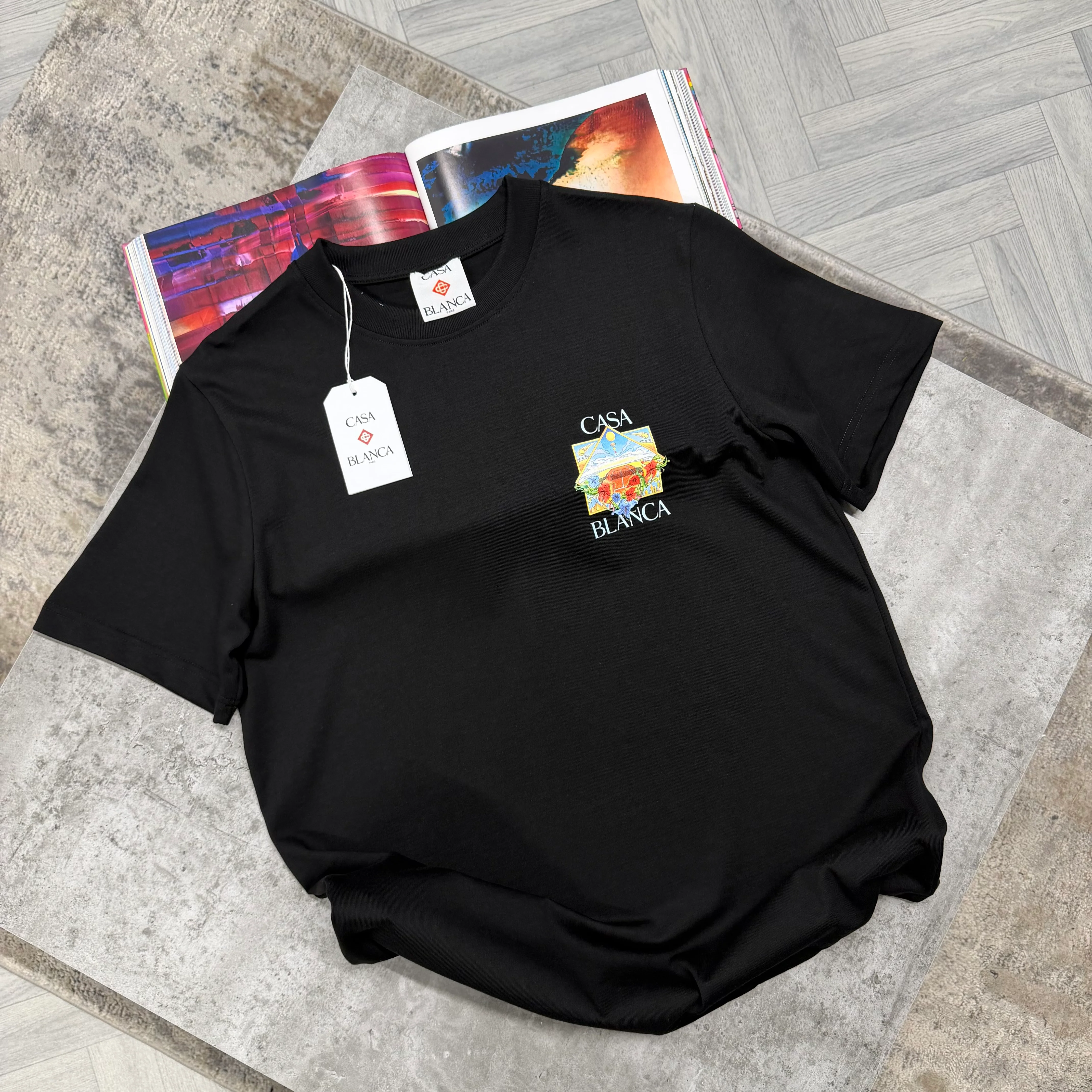 CB TENNIS CLUB T SHIRT - BLACK - Image 2