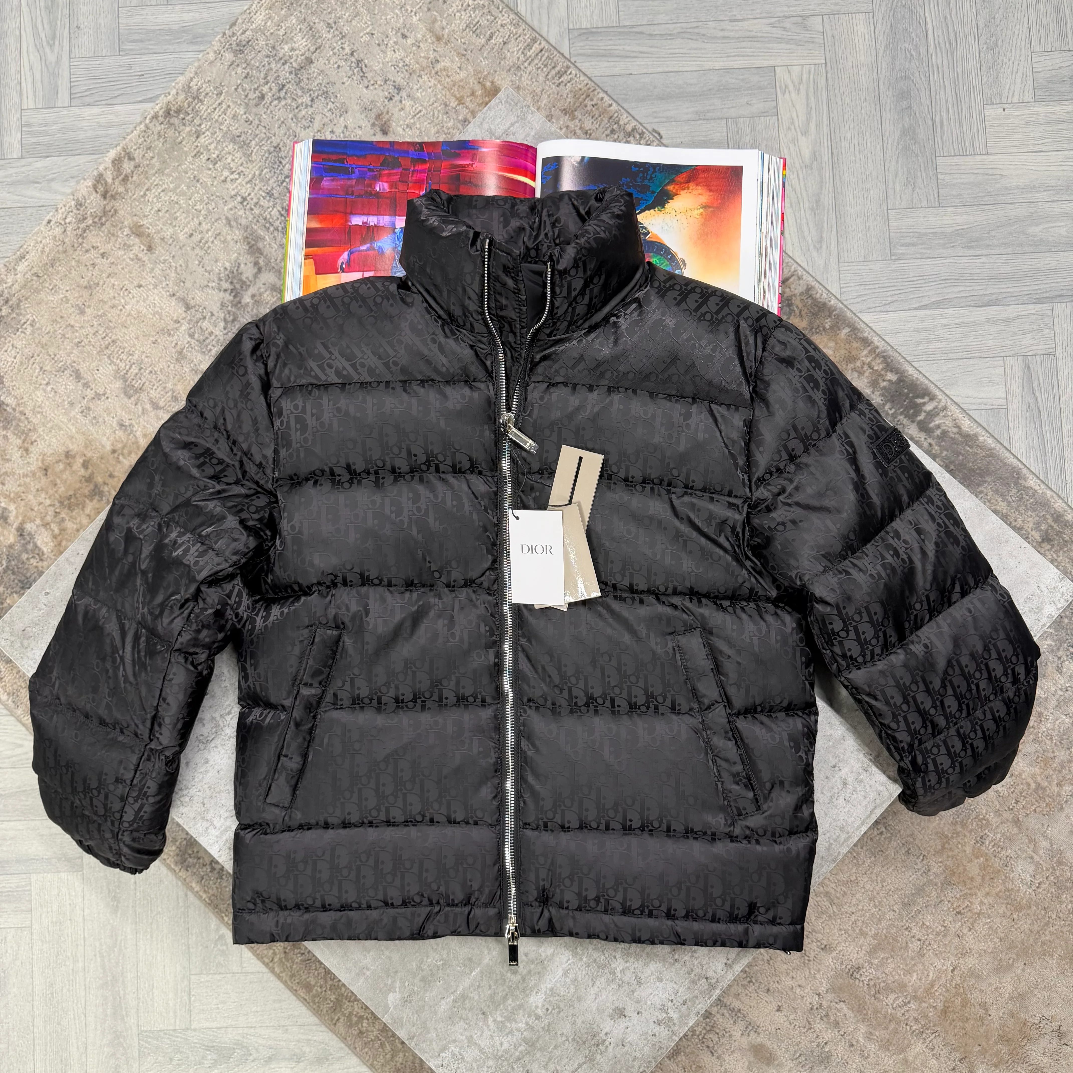 CD OBLIQUE COAT - BLACK - Image 3