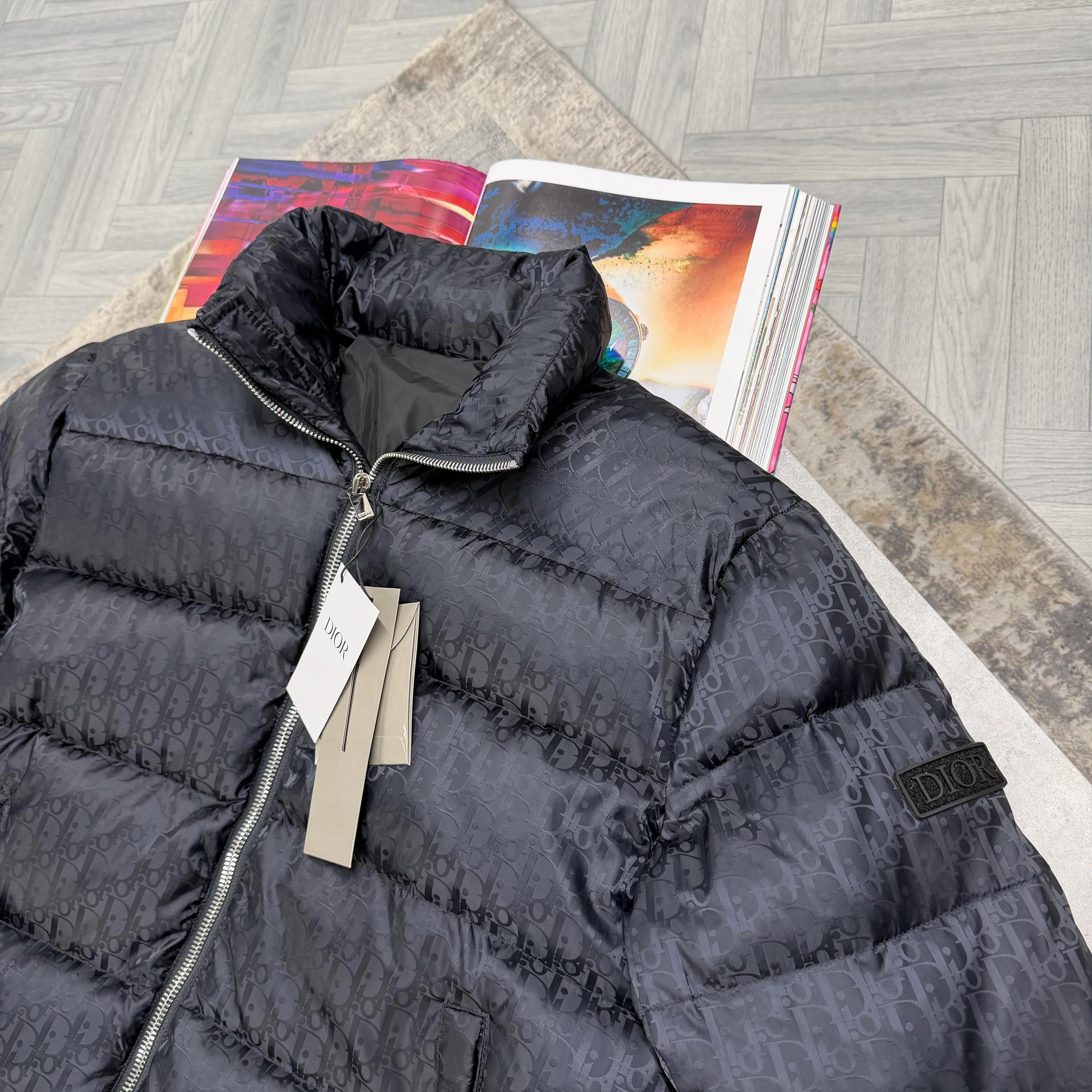 CD OBLIQUE COAT - NAVY - Image 2