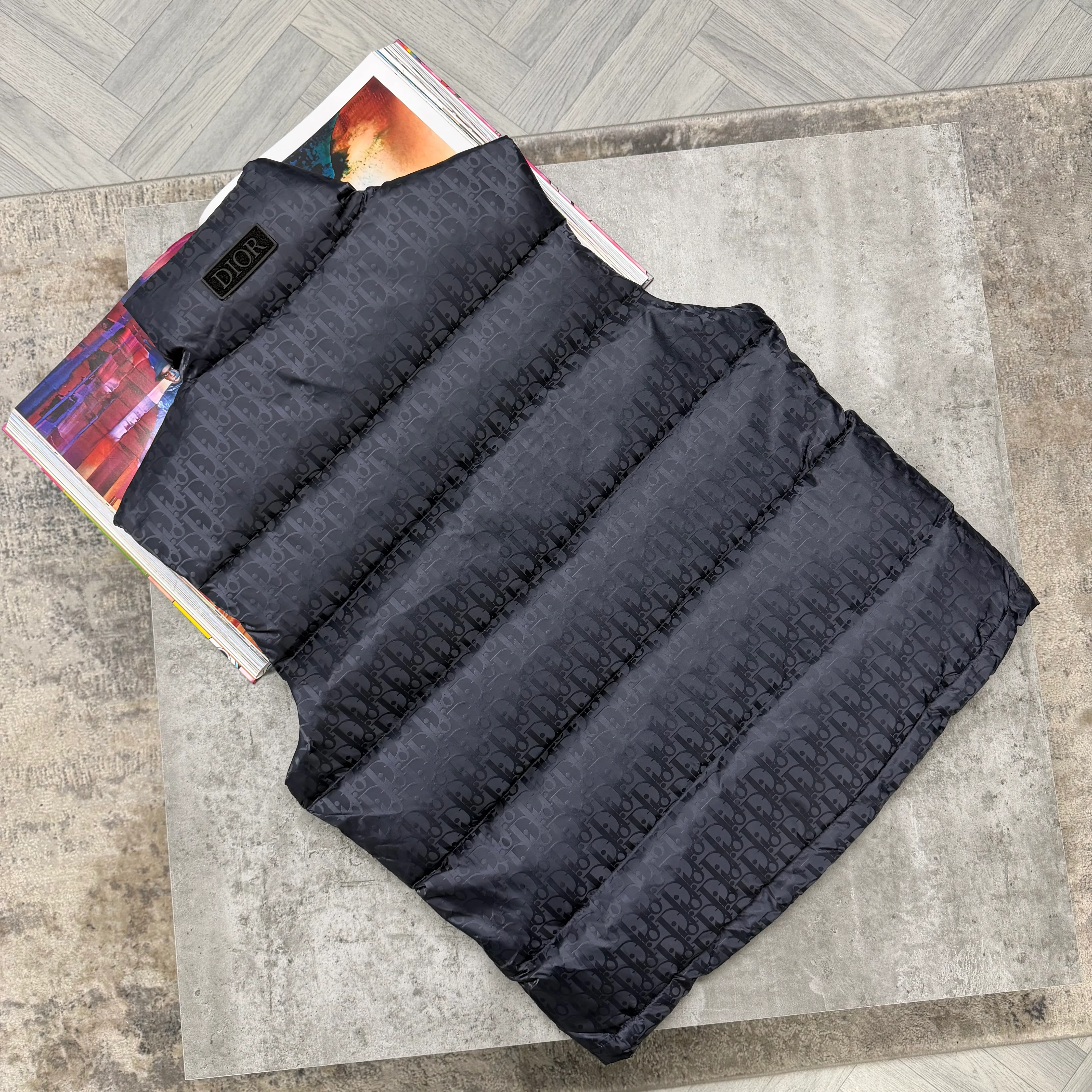 CD OBLIQUE GILET - NAVY - Image 2