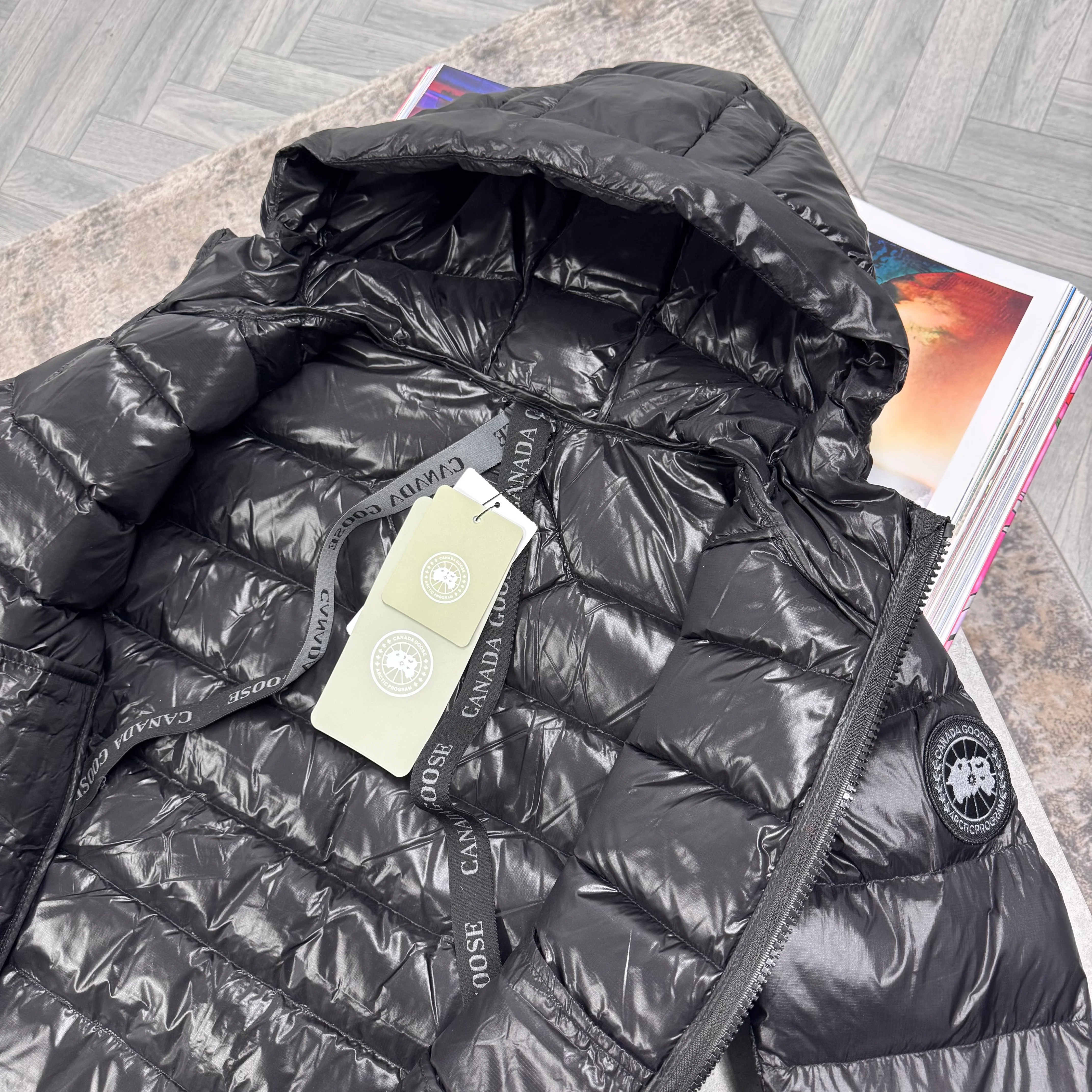 CG CROFTON BLACK BADGE COAT - BLACK - Image 3