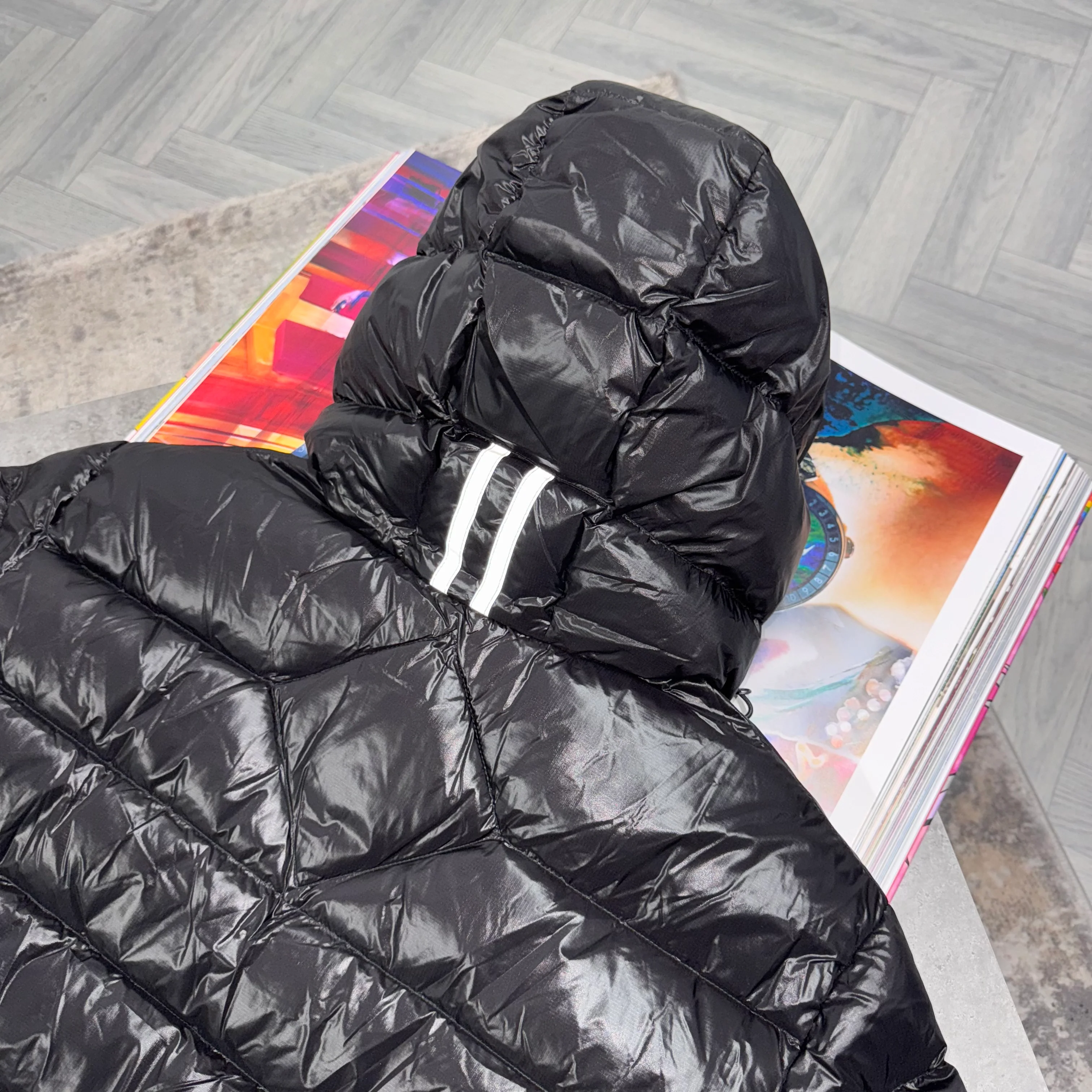 CG CROFTON BLACK BADGE COAT - BLACK - Image 4