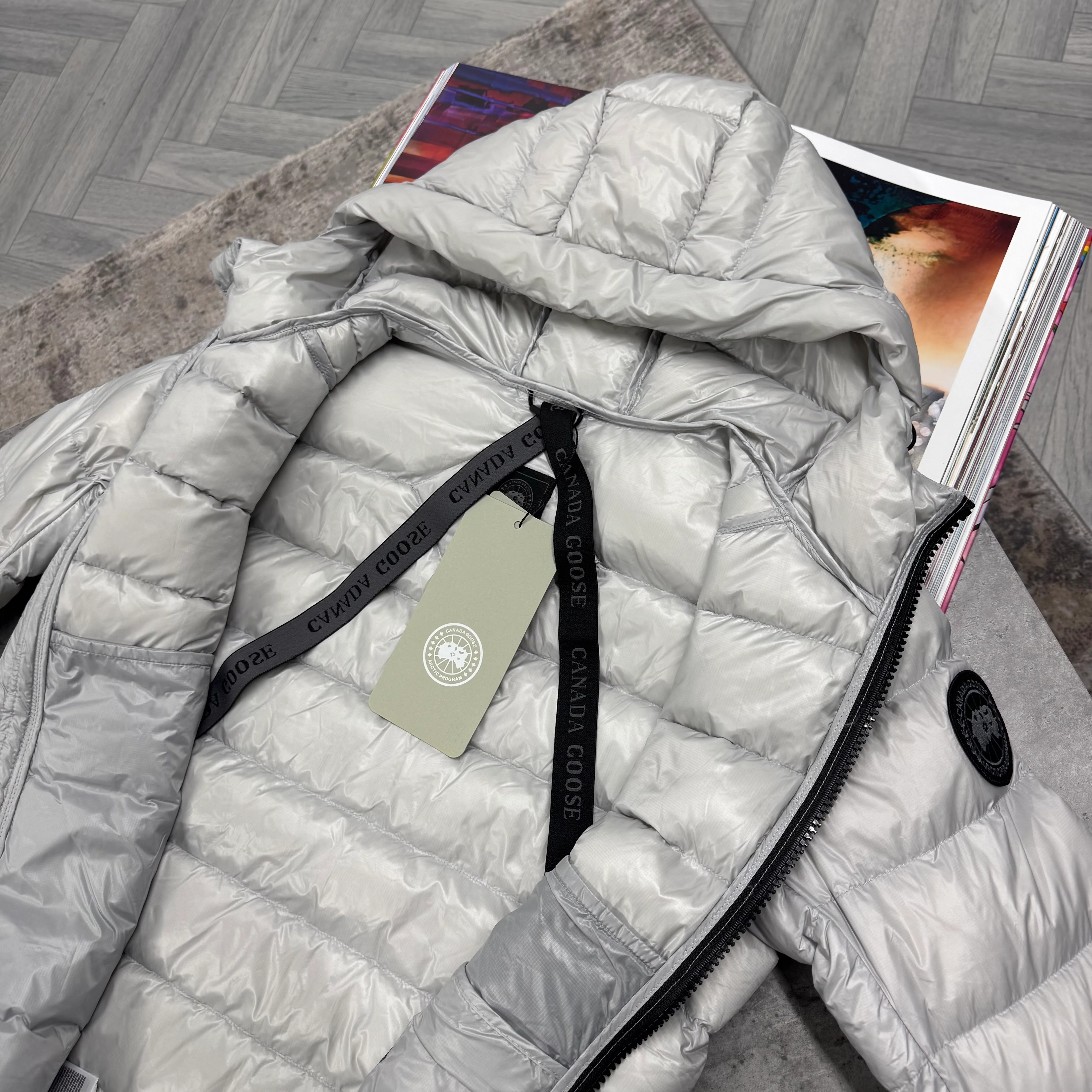 CG CROFTON BLACK BADGE COAT - LIGHT GREY - Image 3