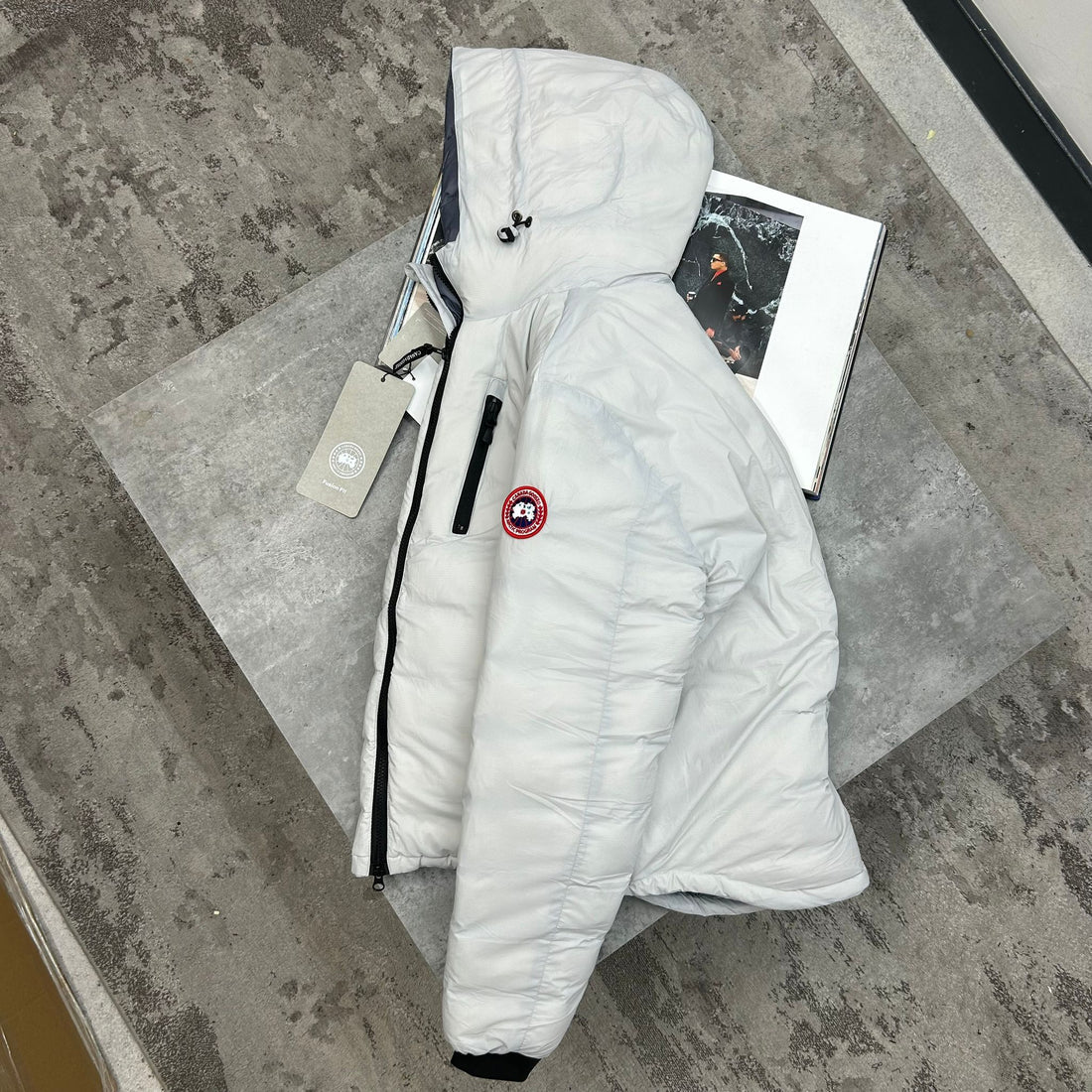 CG PUFFER COAT - ICE WHITE - Image 2