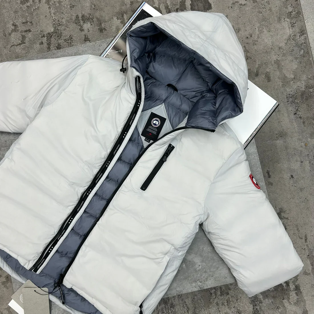 CG PUFFER COAT - ICE WHITE - Image 3