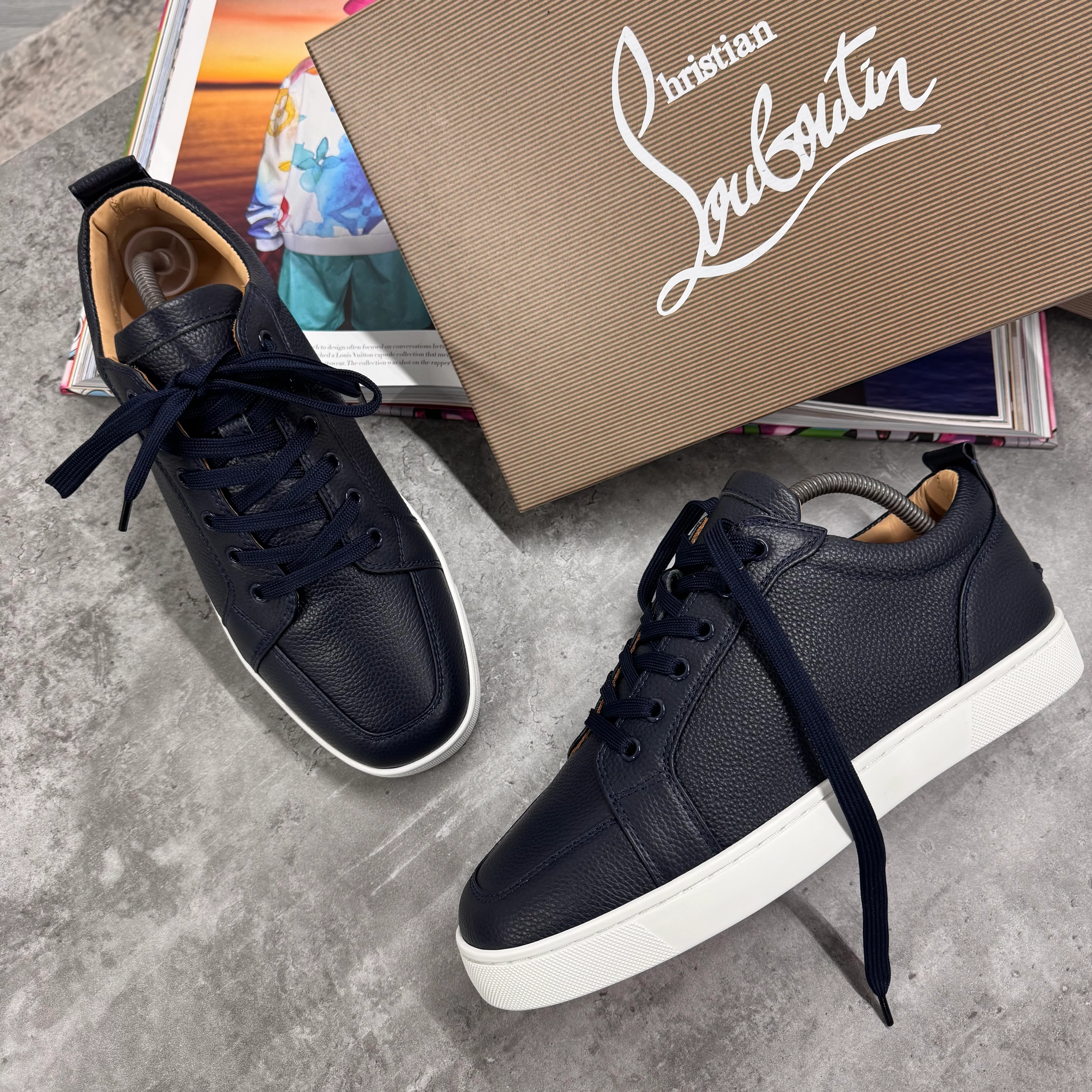 LOUB TRAINERS - NAVY (PRE ORDER) - Image 2