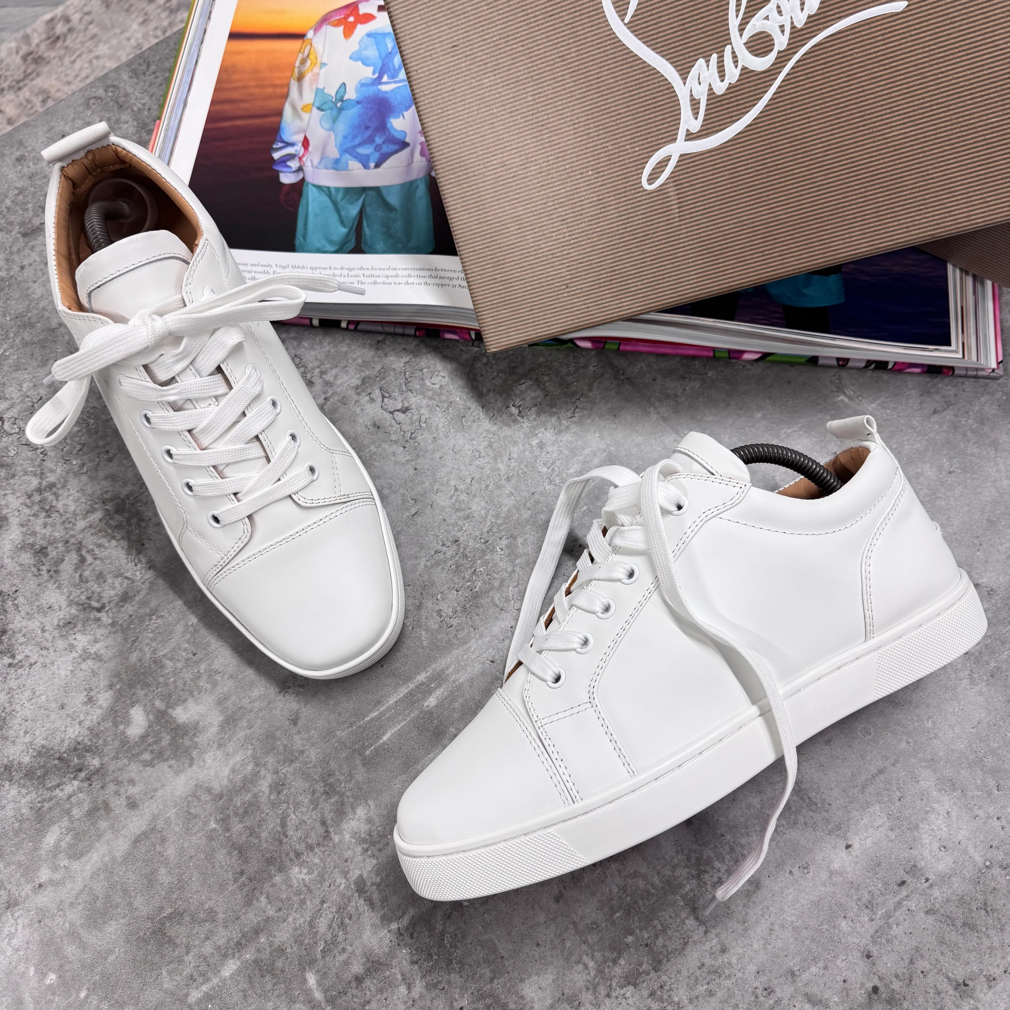 LOUB TRAINERS - WHITE (PRE ORDER) - Image 2