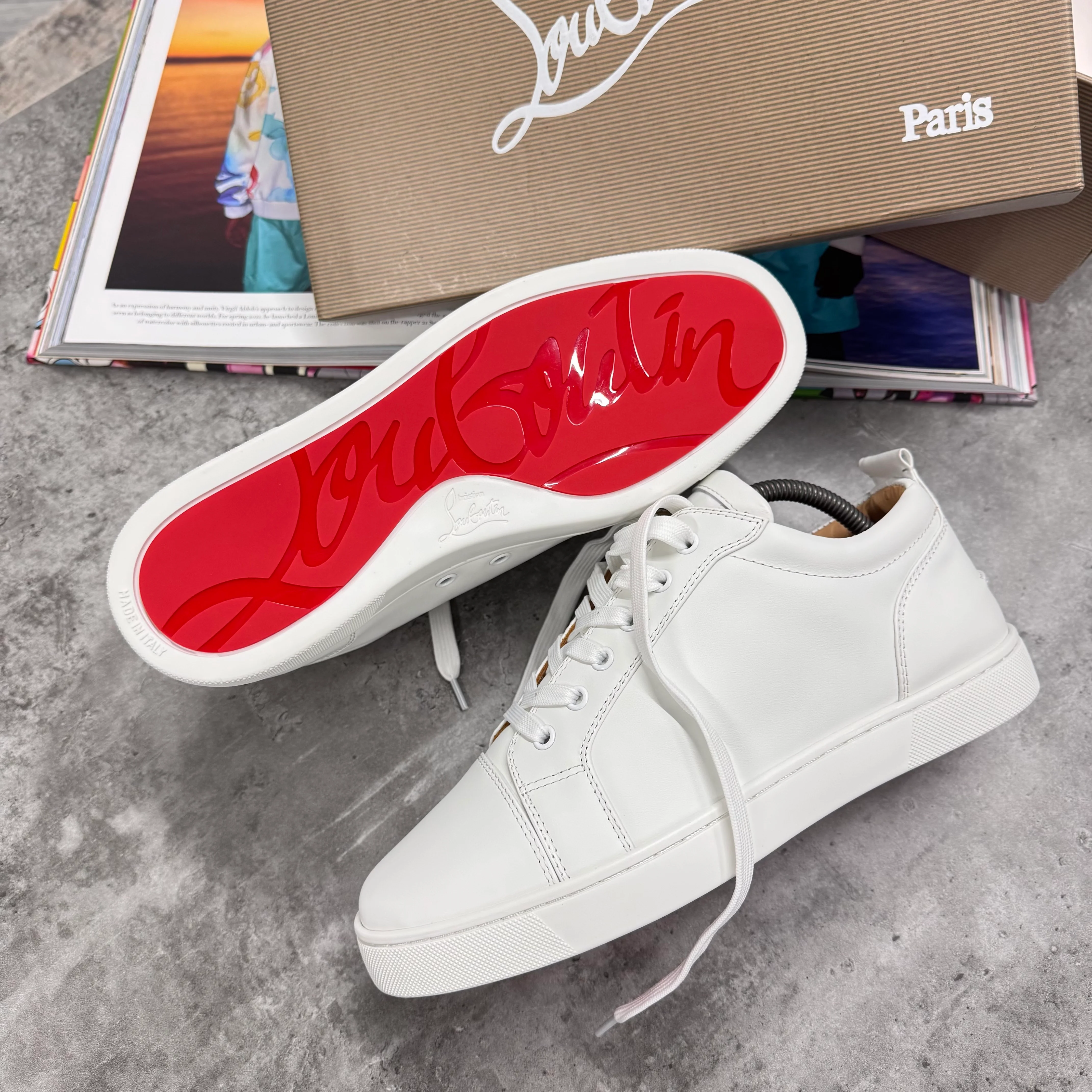 LOUB TRAINERS - WHITE (PRE ORDER) - Image 3