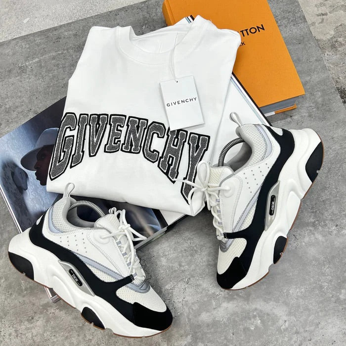 (PRE ORDER) B22 TRAINER - WHITE / BLACK - Image 2