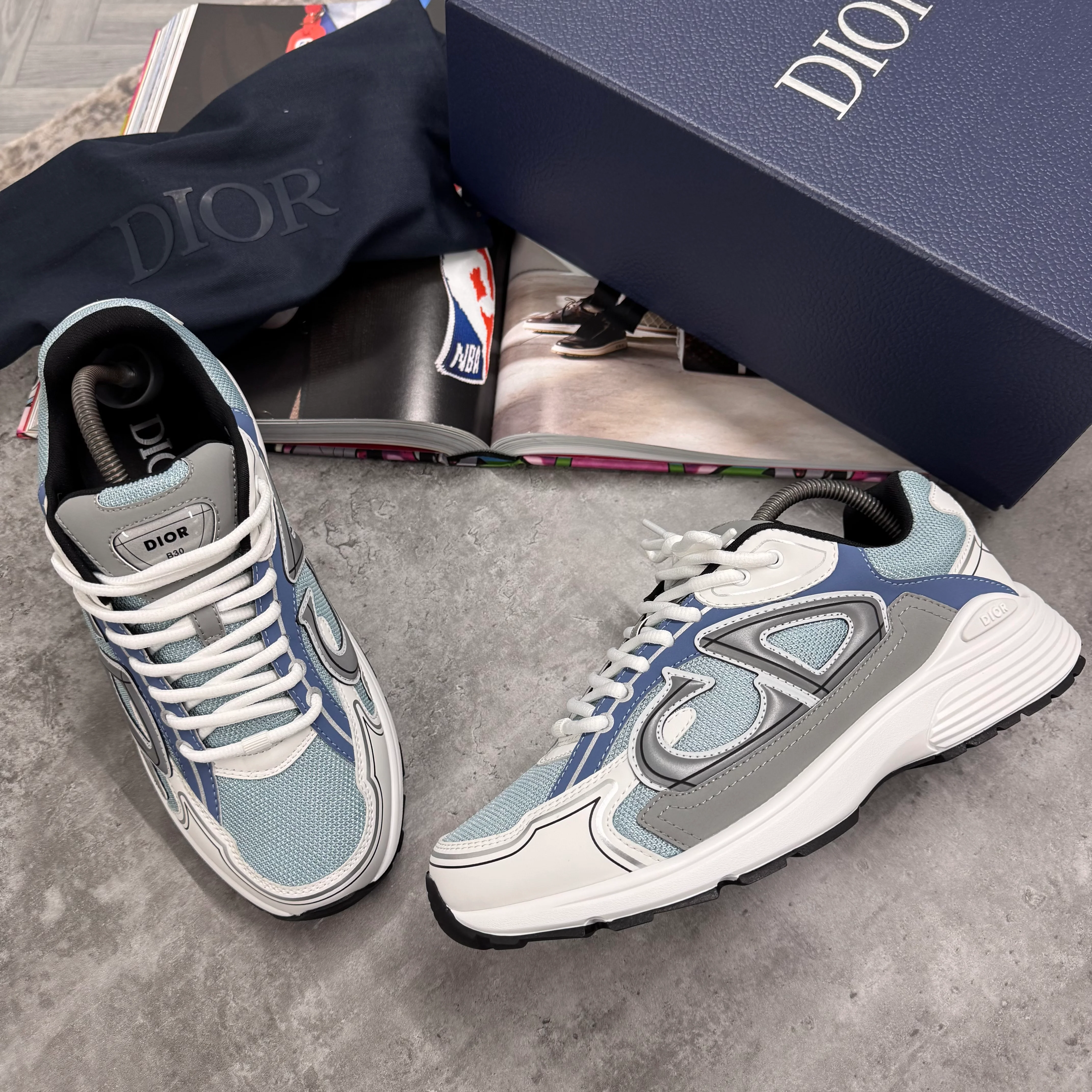 B30 TRAINER - WHITE / BABY BLUE - Image 3