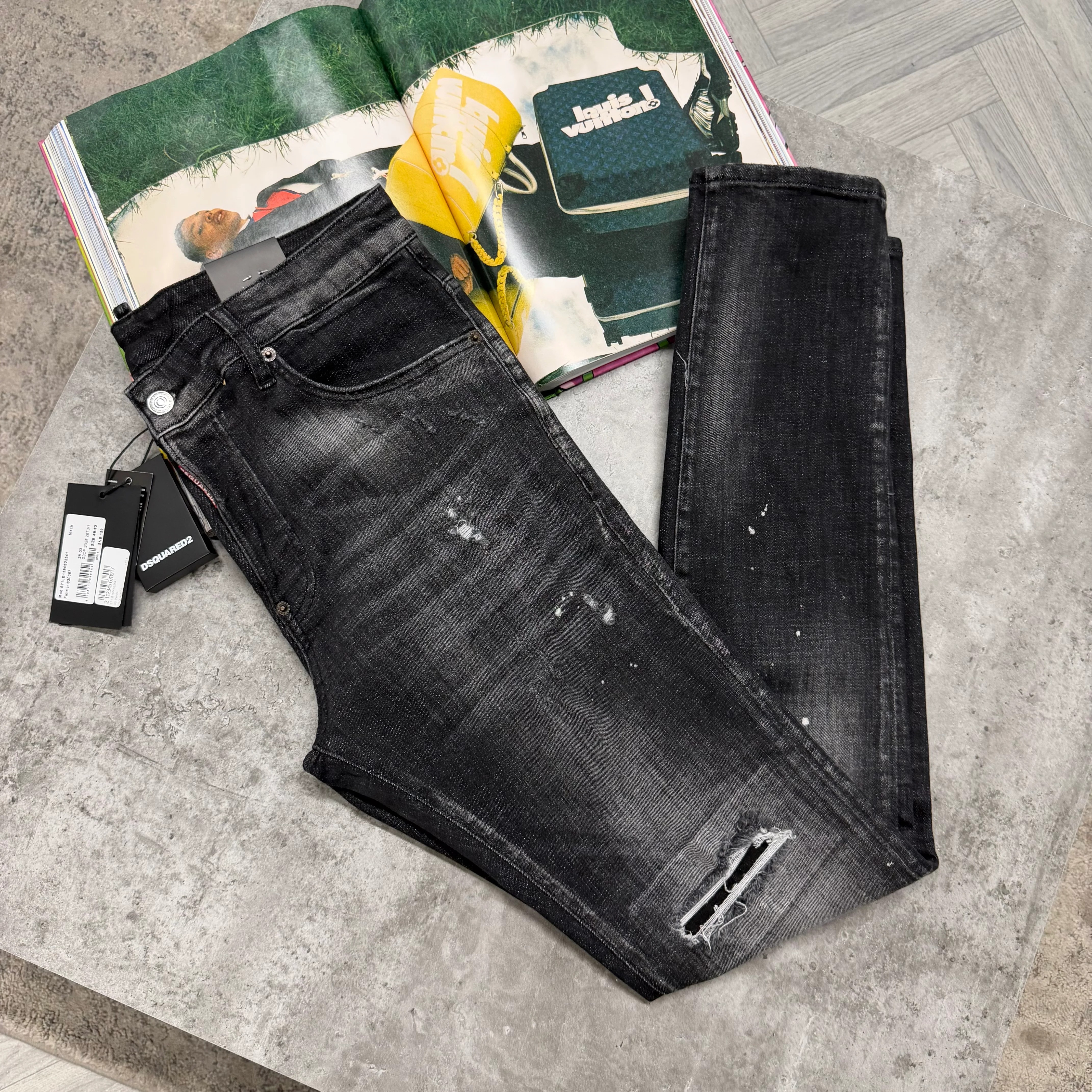 DSQ JEANS - BLACK