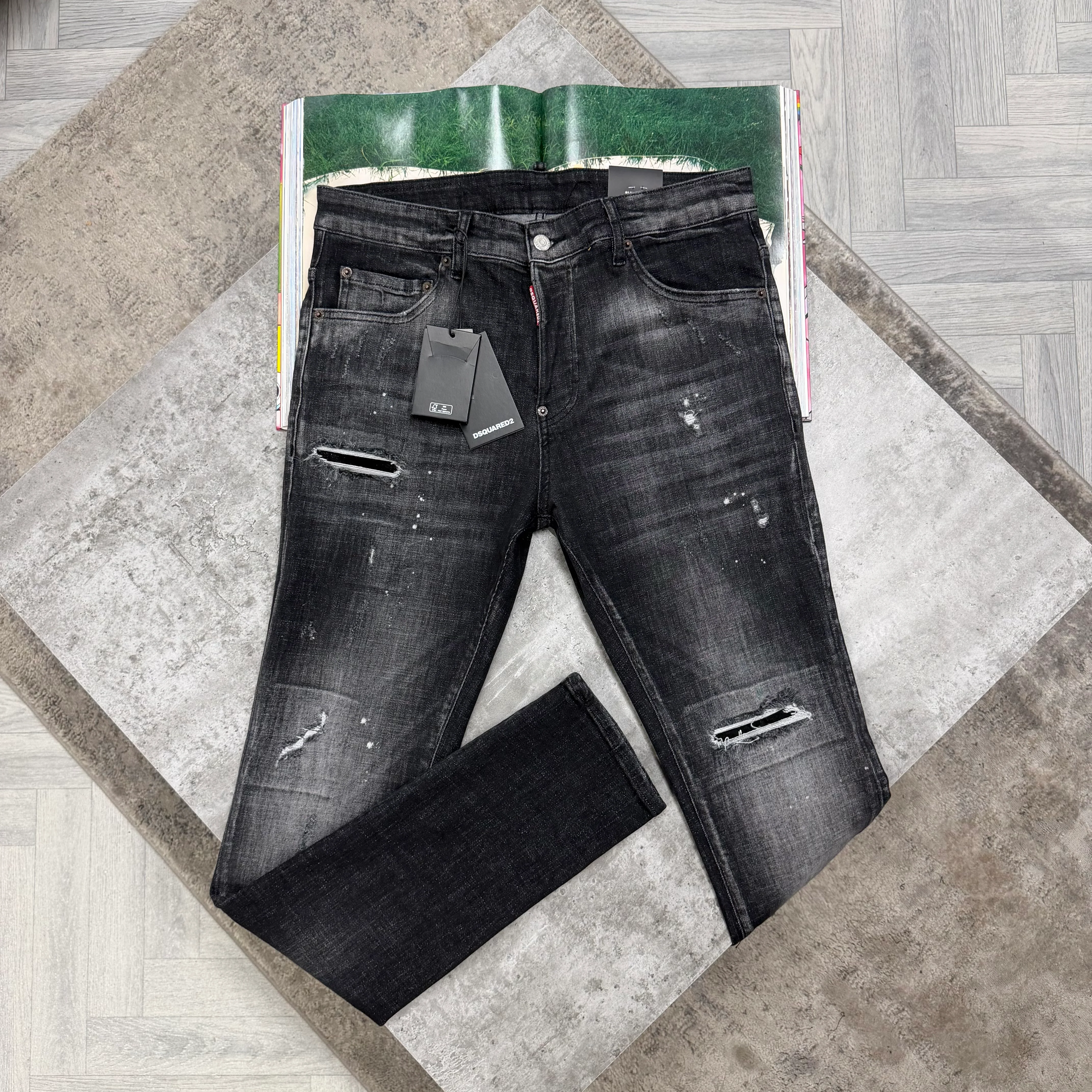 DSQ JEANS - BLACK - Image 2