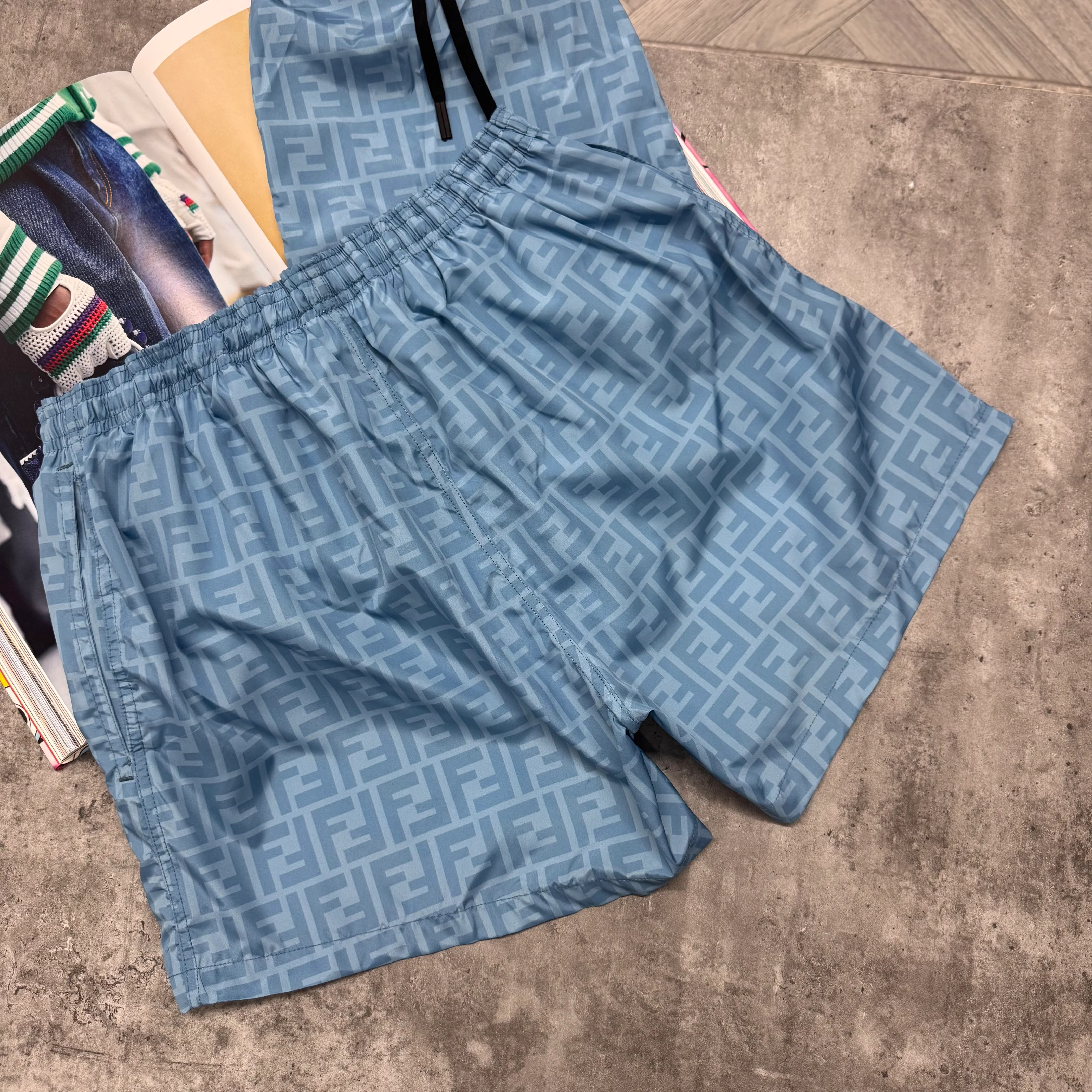 FDI SWIM SHORTS - BLUE - Image 2