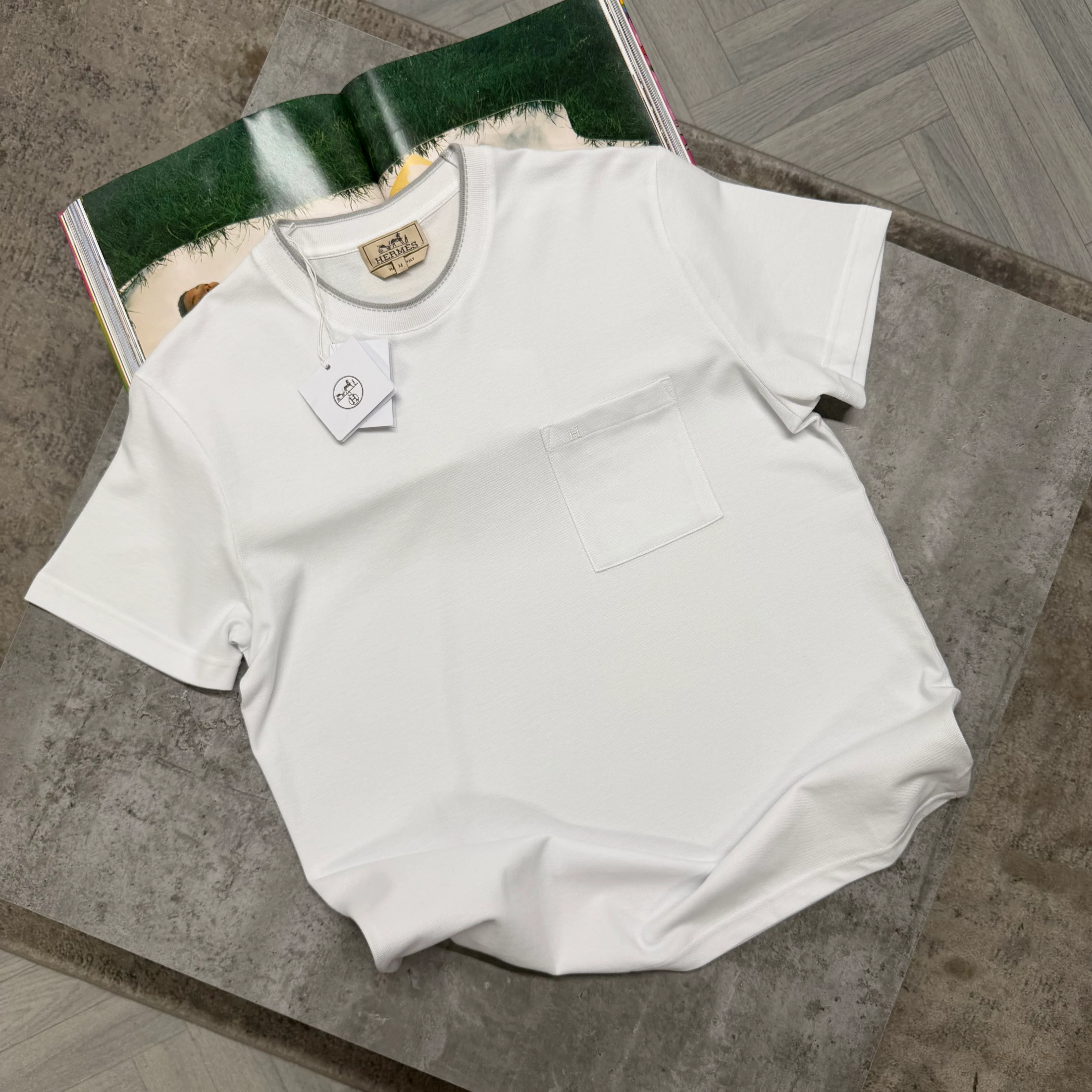 H PIQURES T SHIRT - WHITE