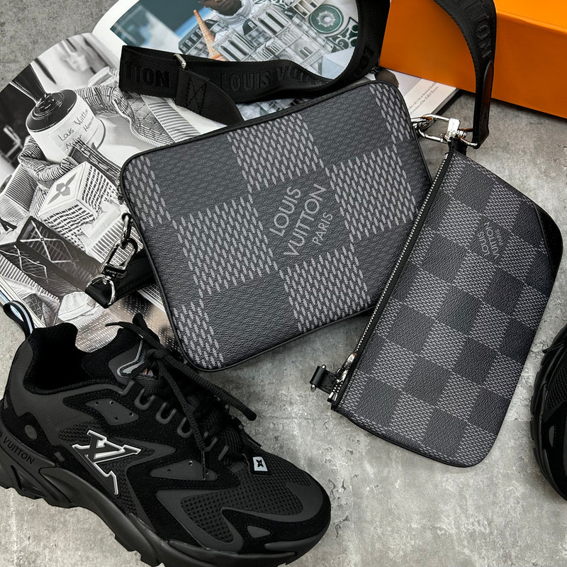 (PRE ORDER) LVE DAMIER BAG - BLACK - Image 3