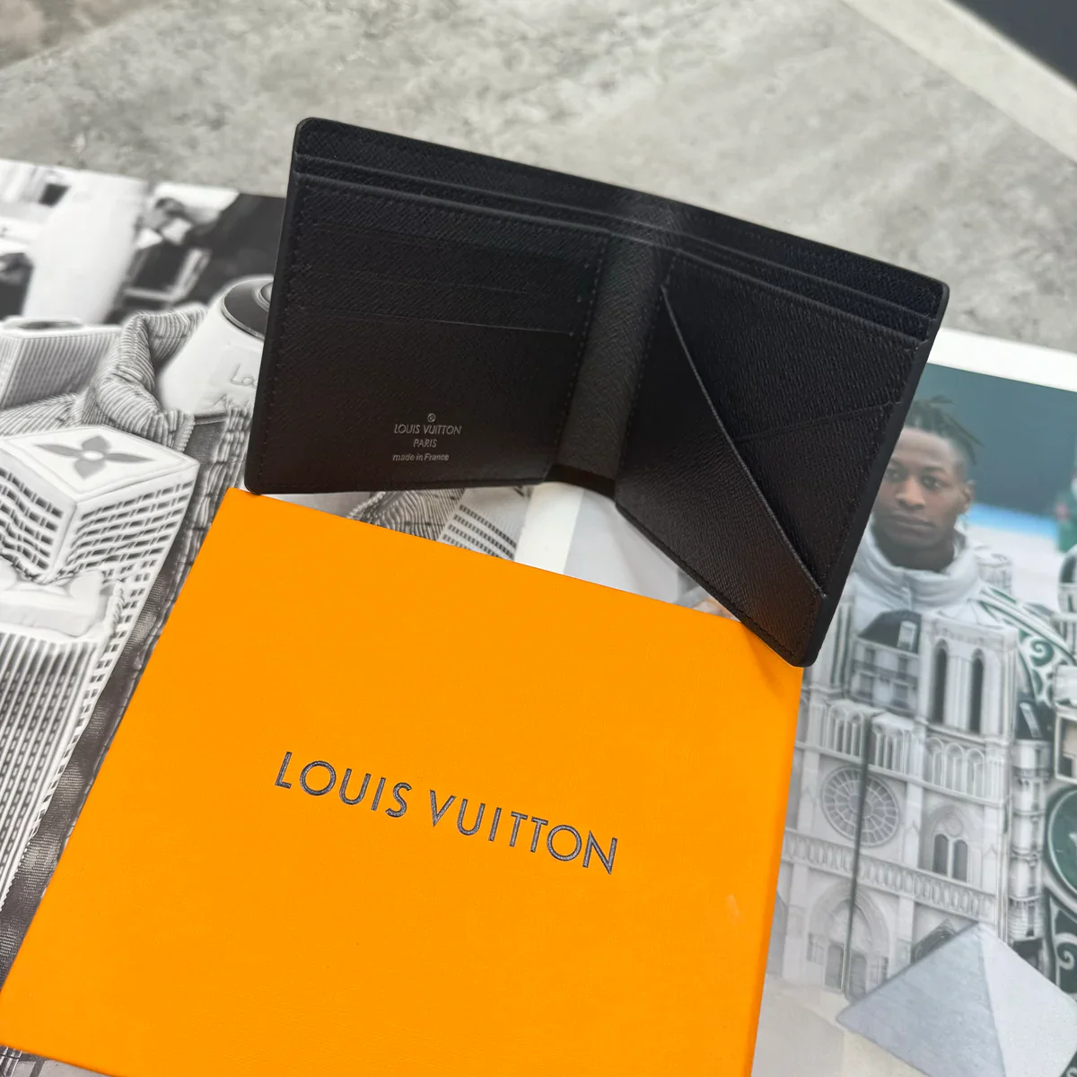 (PRE ORDER) LVE DAMIER WALLET - GREY - Image 2