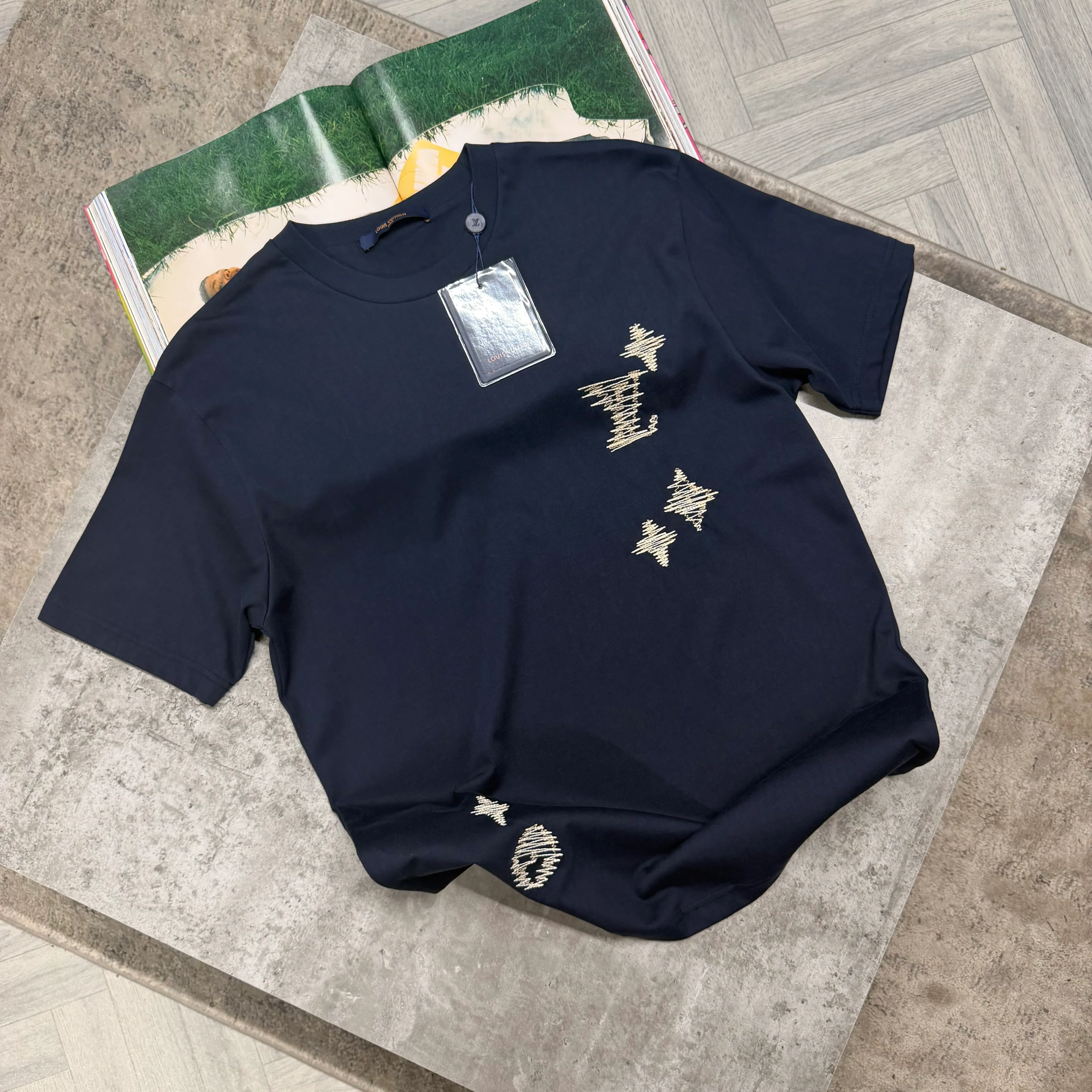 LVE MONO T SHIRT - NAVY