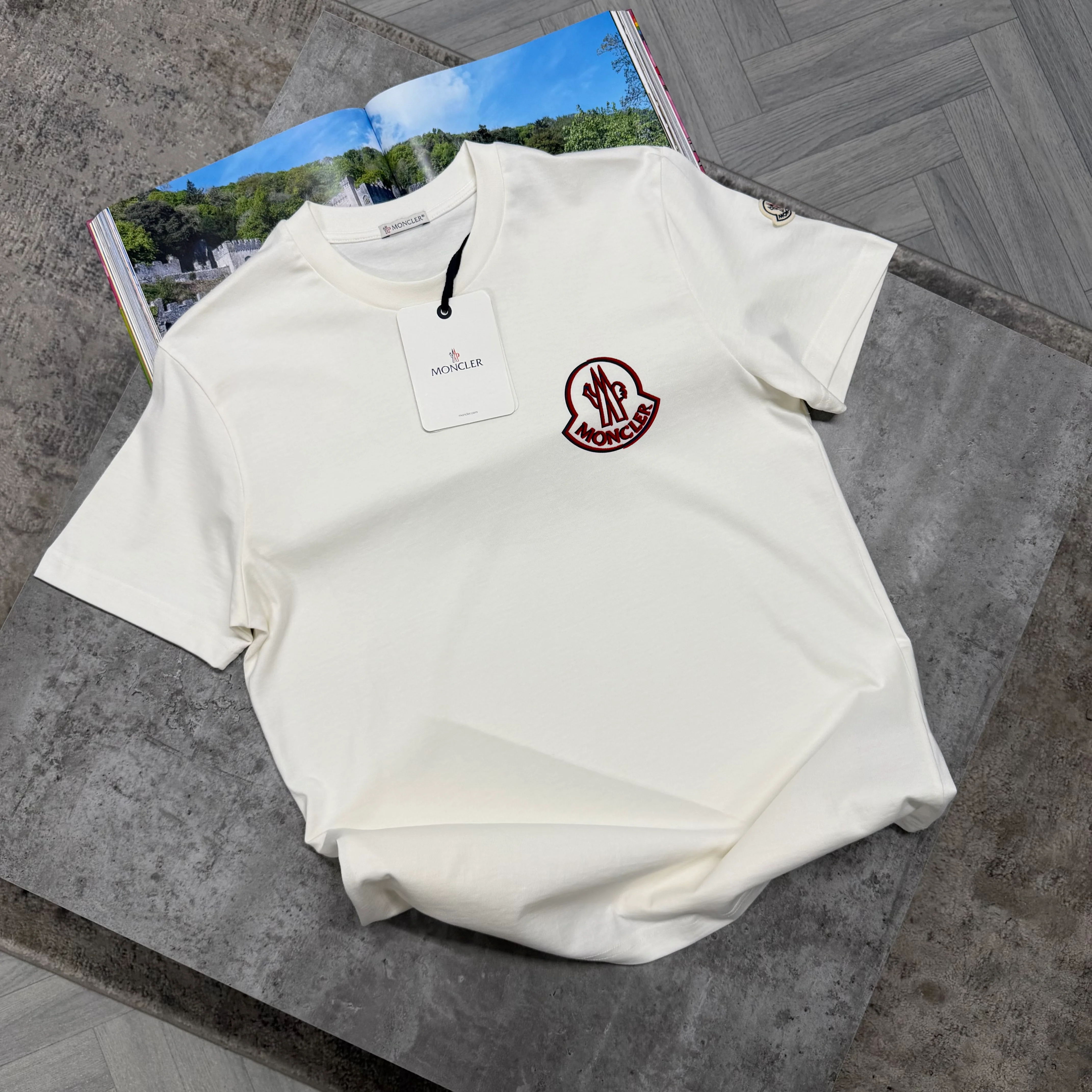 MNCLR BIG LOGO T SHIRT - OFF WHITE