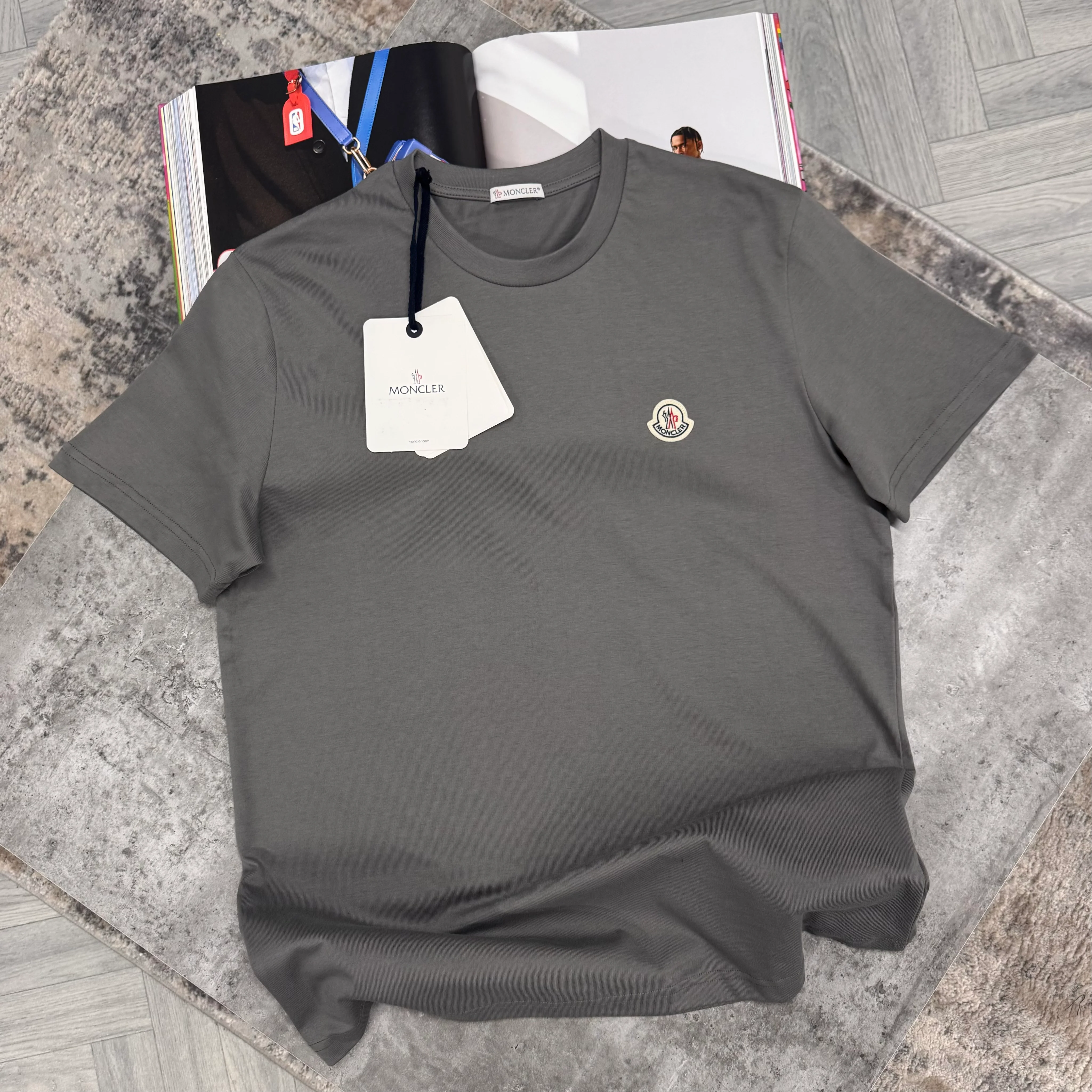 MNCLR LOGO T SHIRT - CHARCOAL