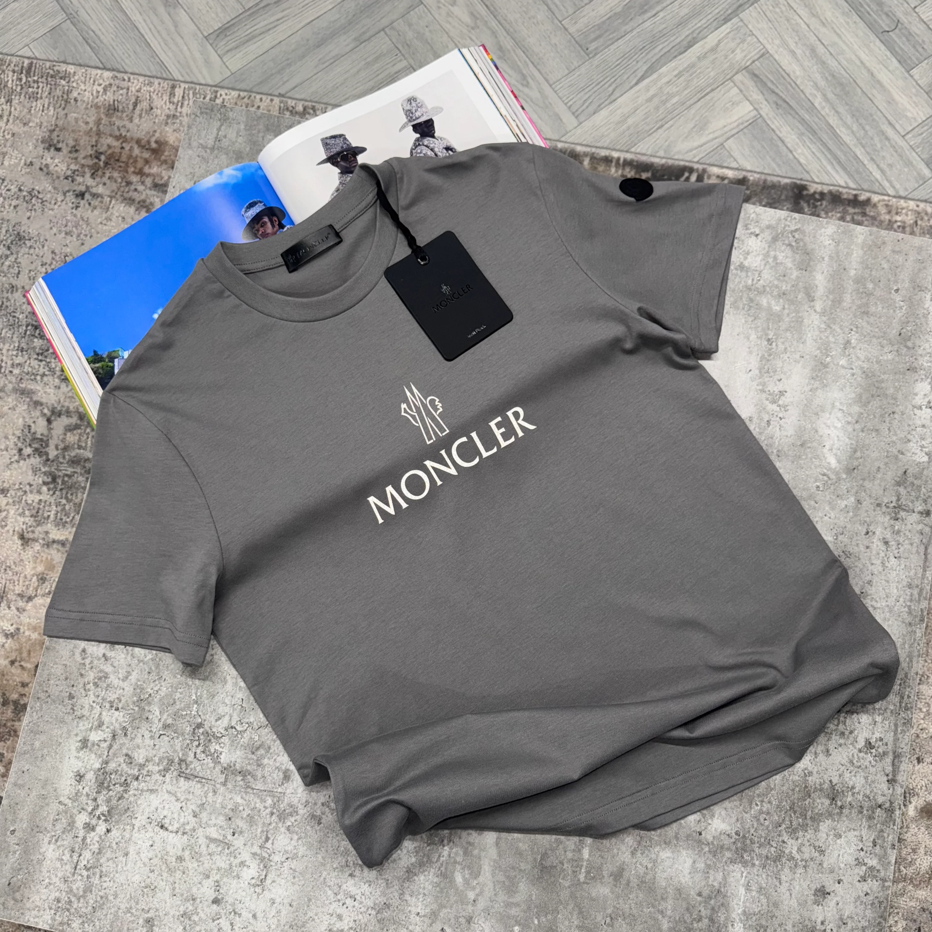 MNCLR REFLECTIVE T SHIRT - CHARCOAL