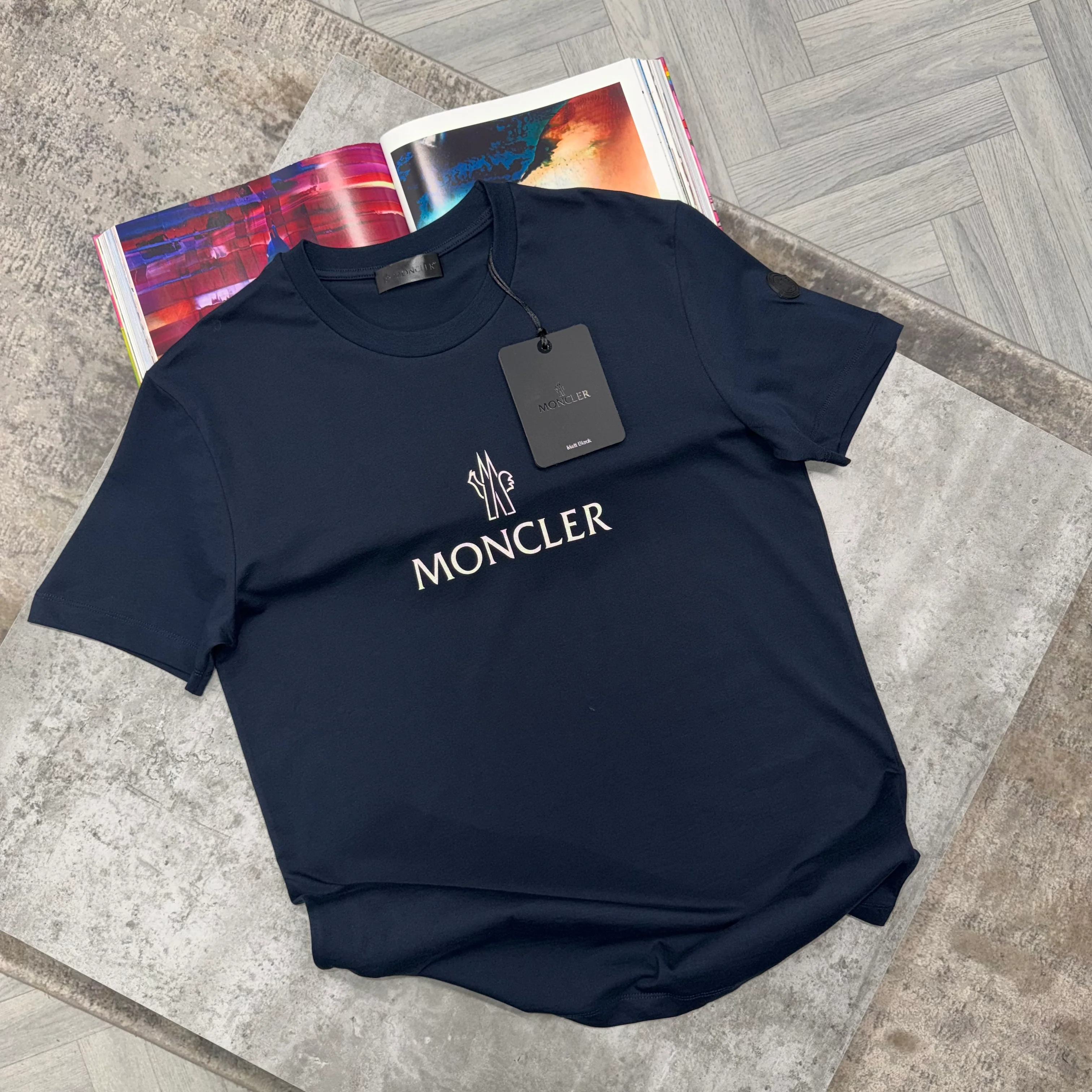 MNCLR REFLECTIVE T SHIRT - NAVY