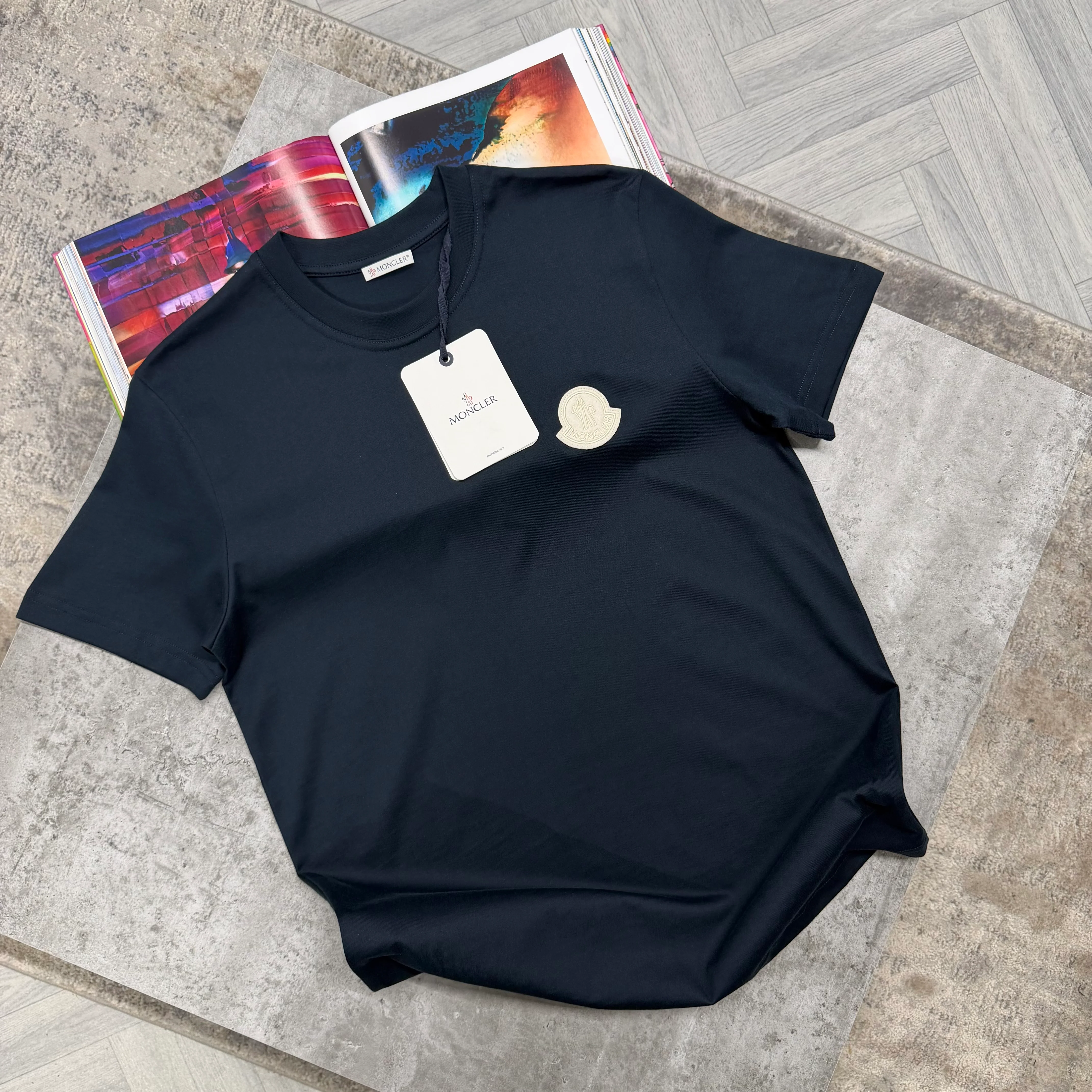 MNCLR BIG LOGO T SHIRT - NAVY