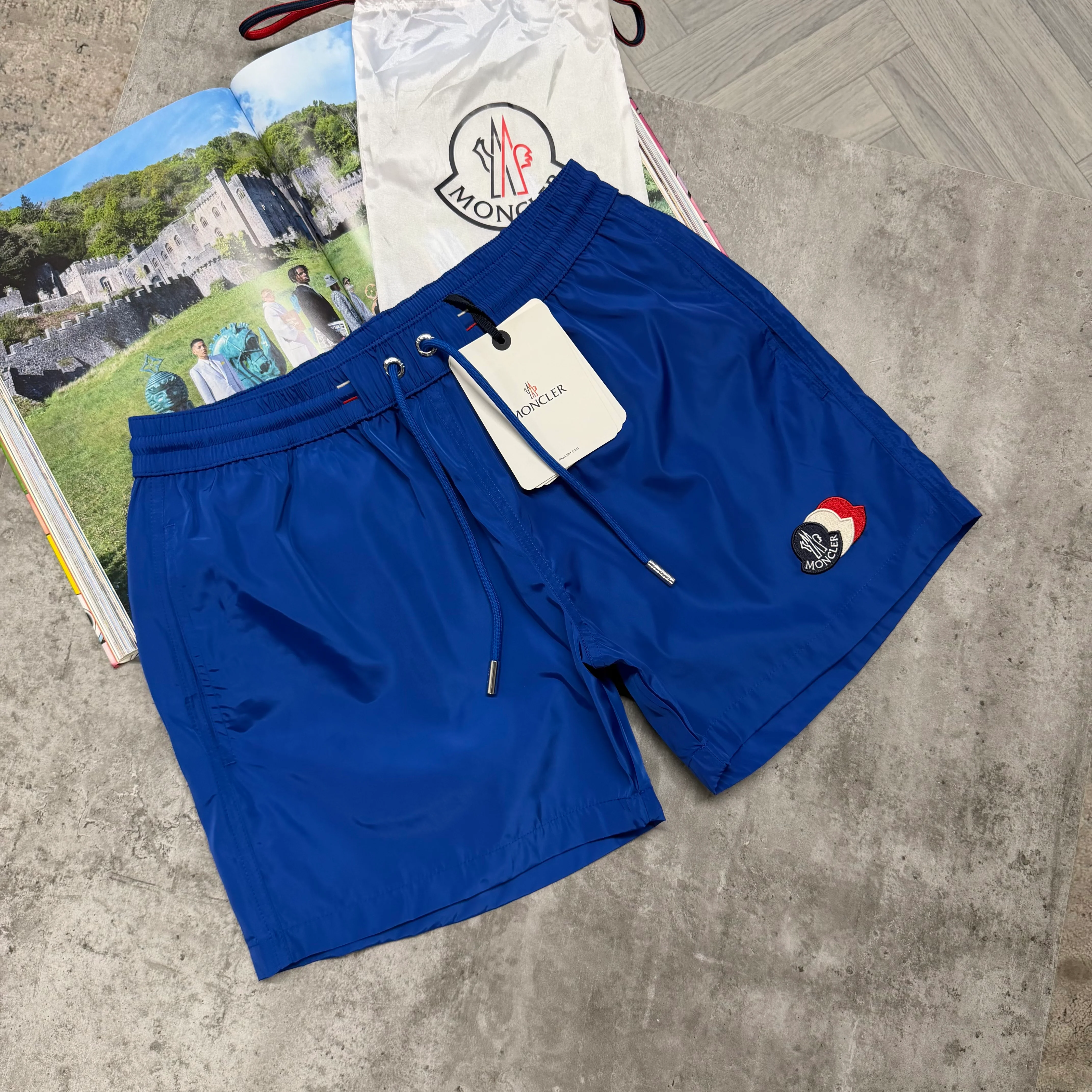MNCLR TRIPLE LOGO SWIMS - ROYAL BLUE