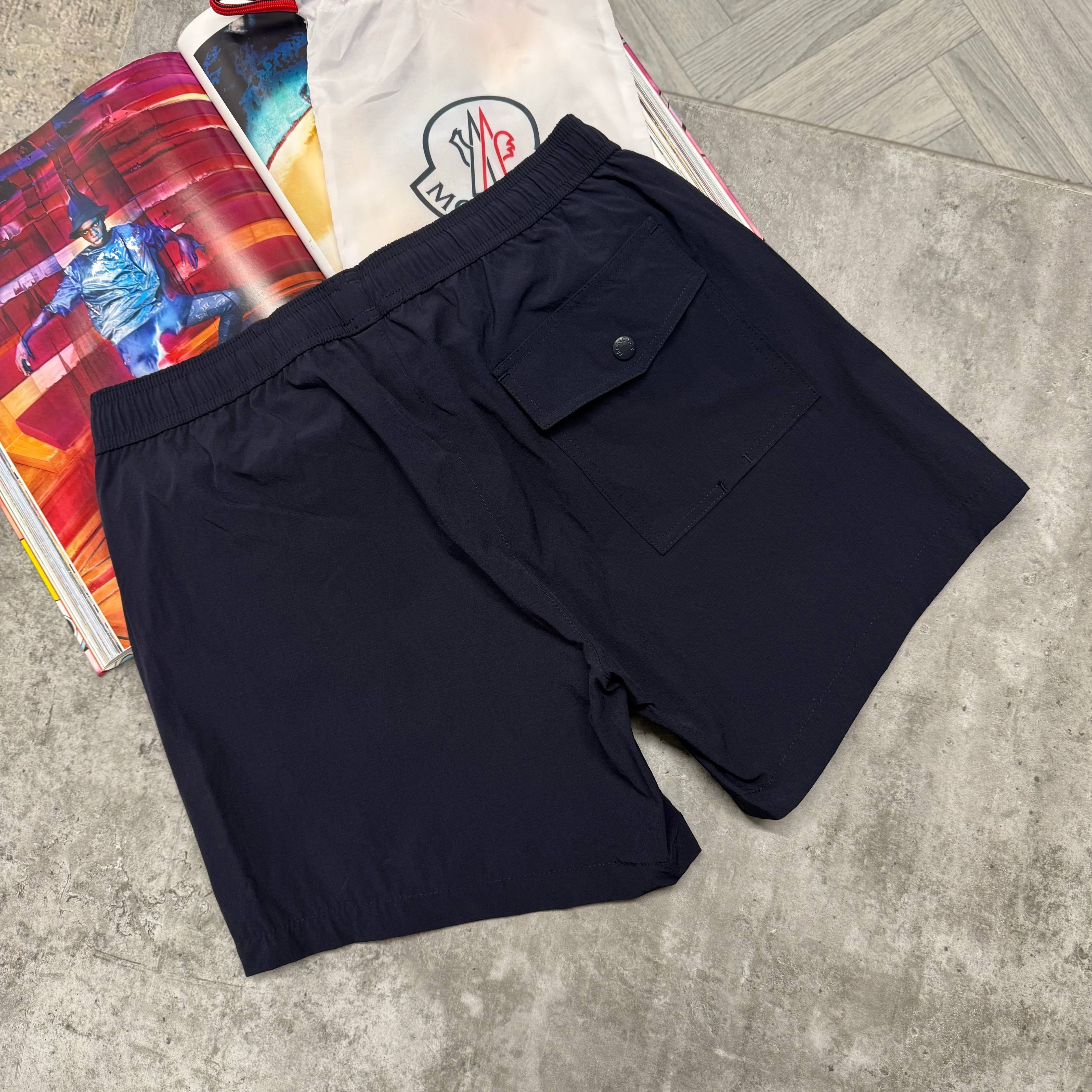 MNCLR ZIP POCKET BAGGED SWIMS - NAVY - Image 2