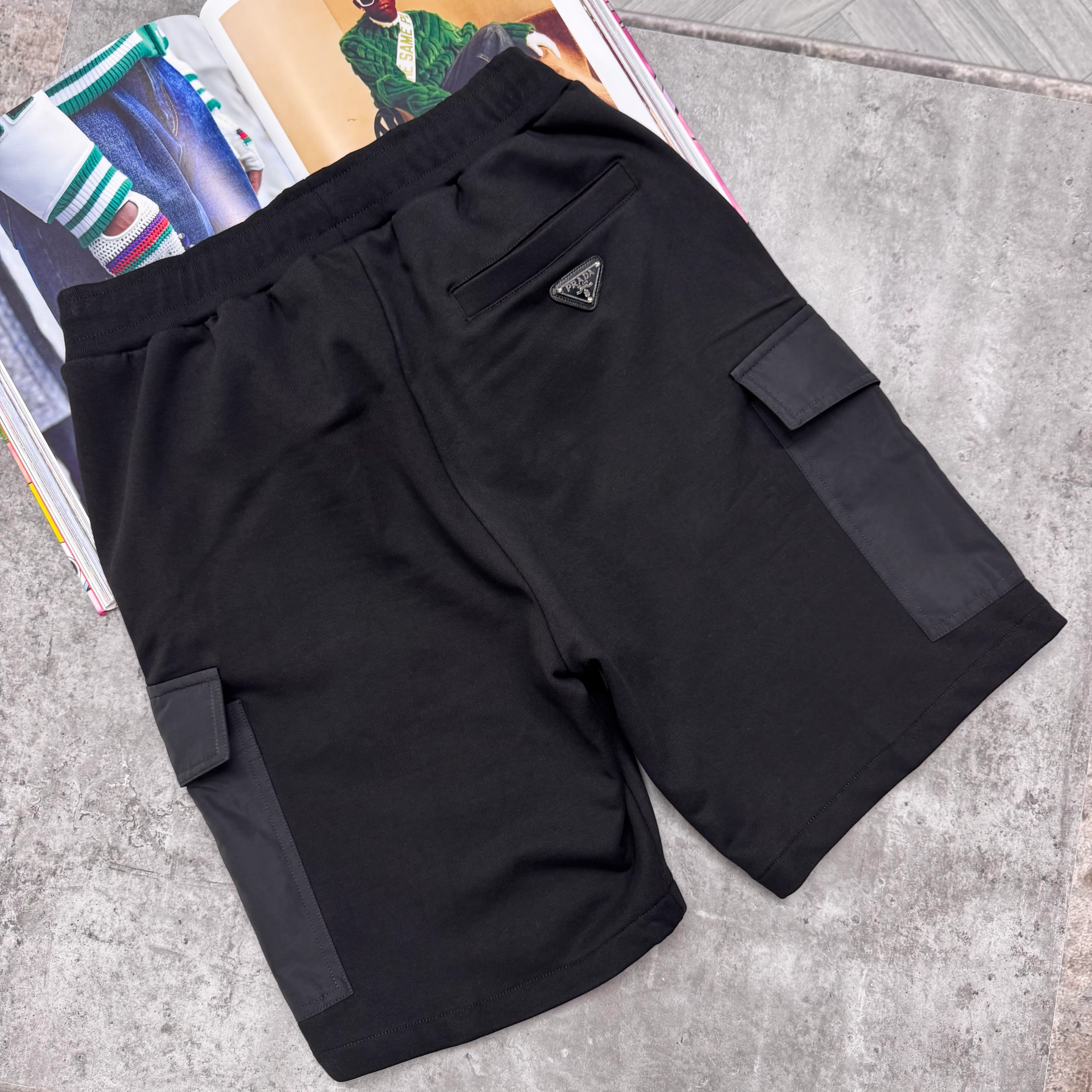 PDA COTTON SHORTS - BLACK