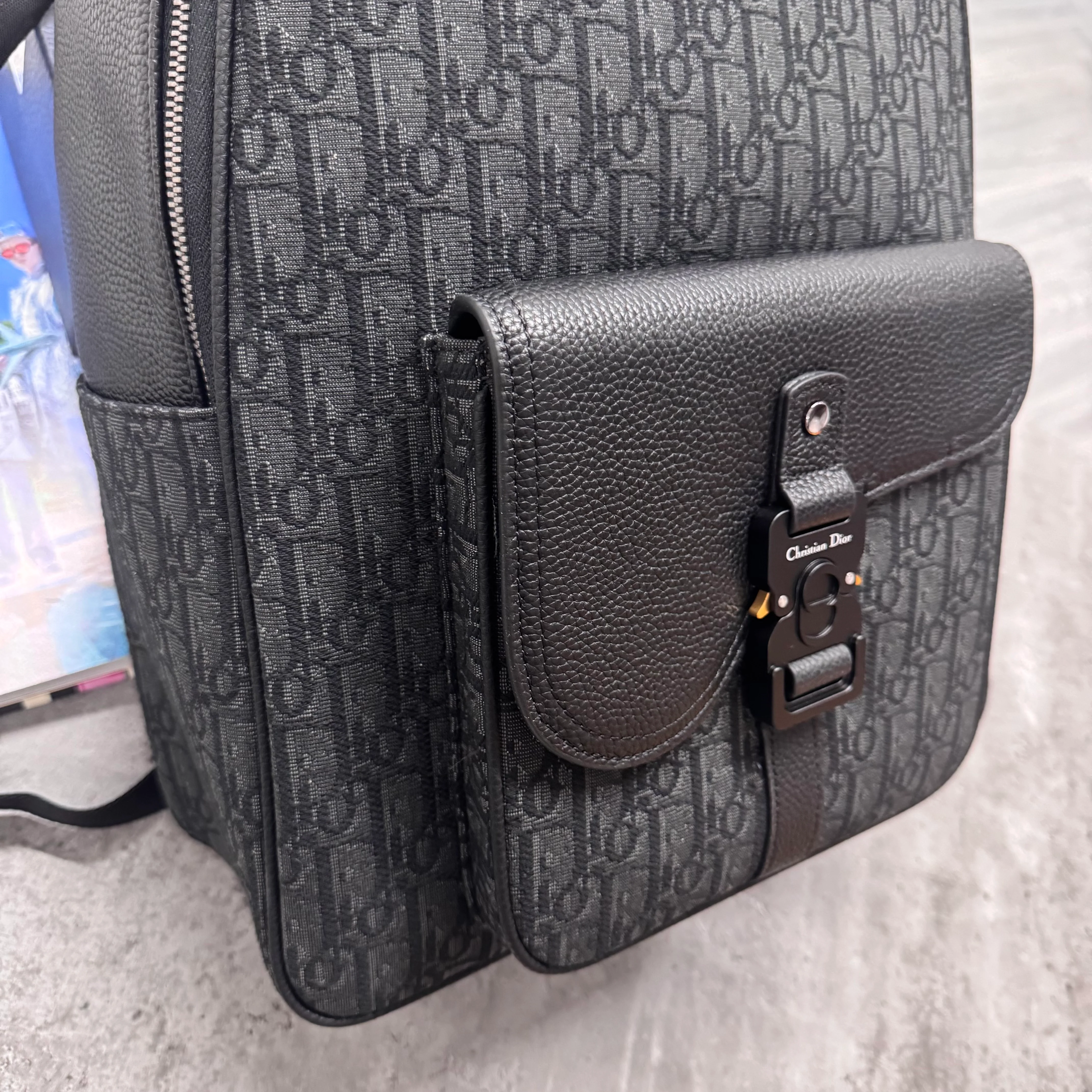 (PRE ORDER) CD SADDLE BACKPACK - BLACK - Image 2