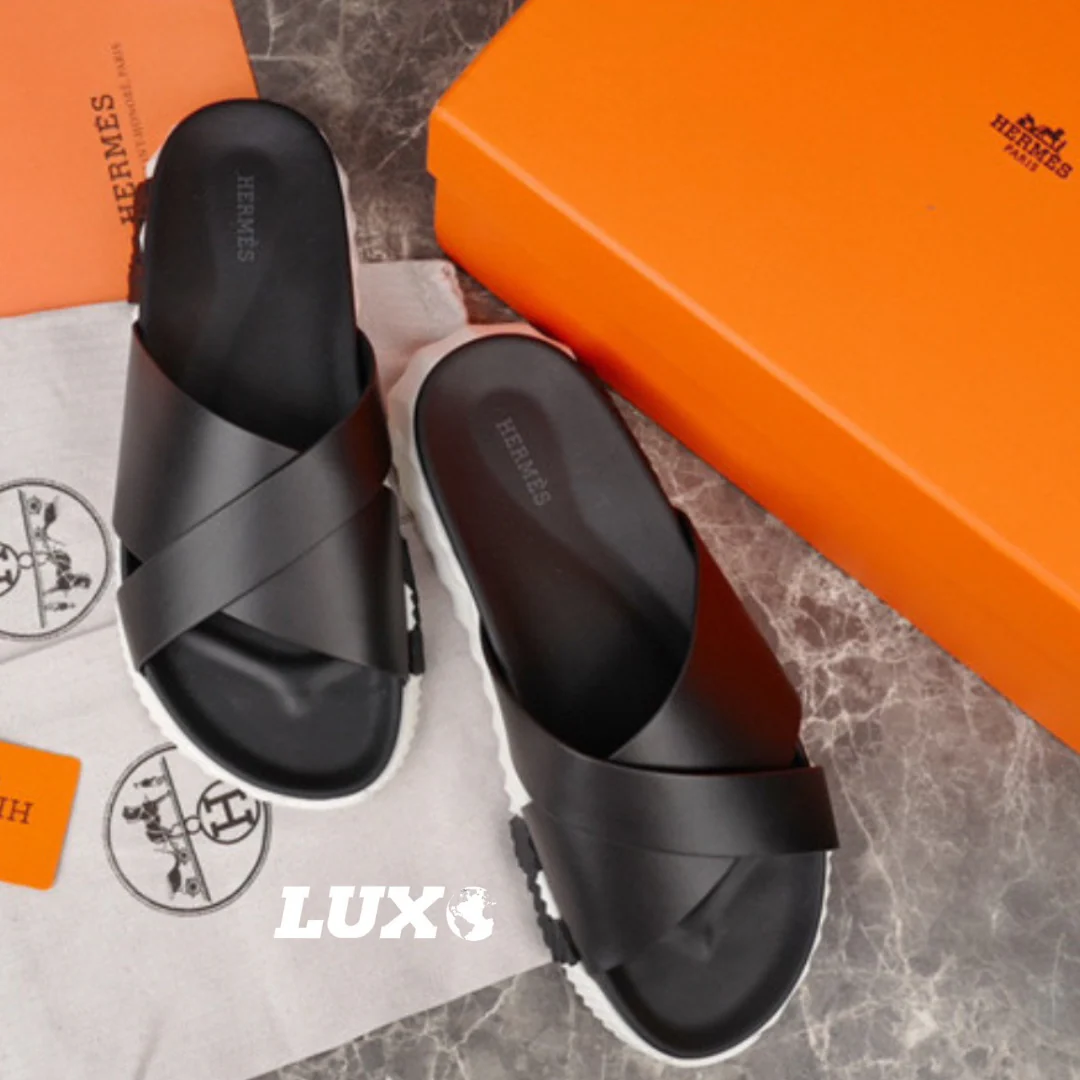 (PRE ORDER) H SLIDES - BLACK / WHITE - Image 3