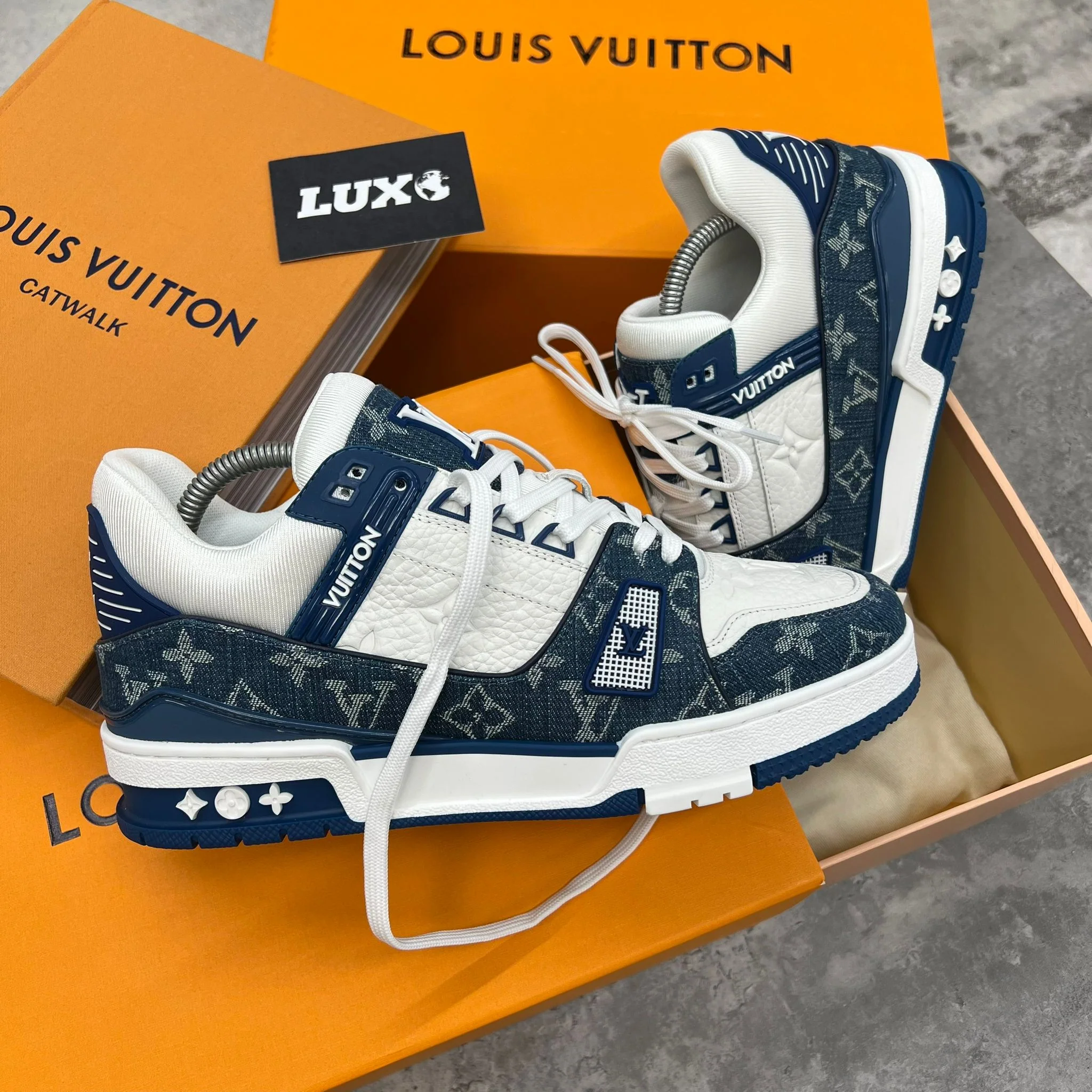 (PRE ORDER) LVE TRAINERS - DENIM - Image 2
