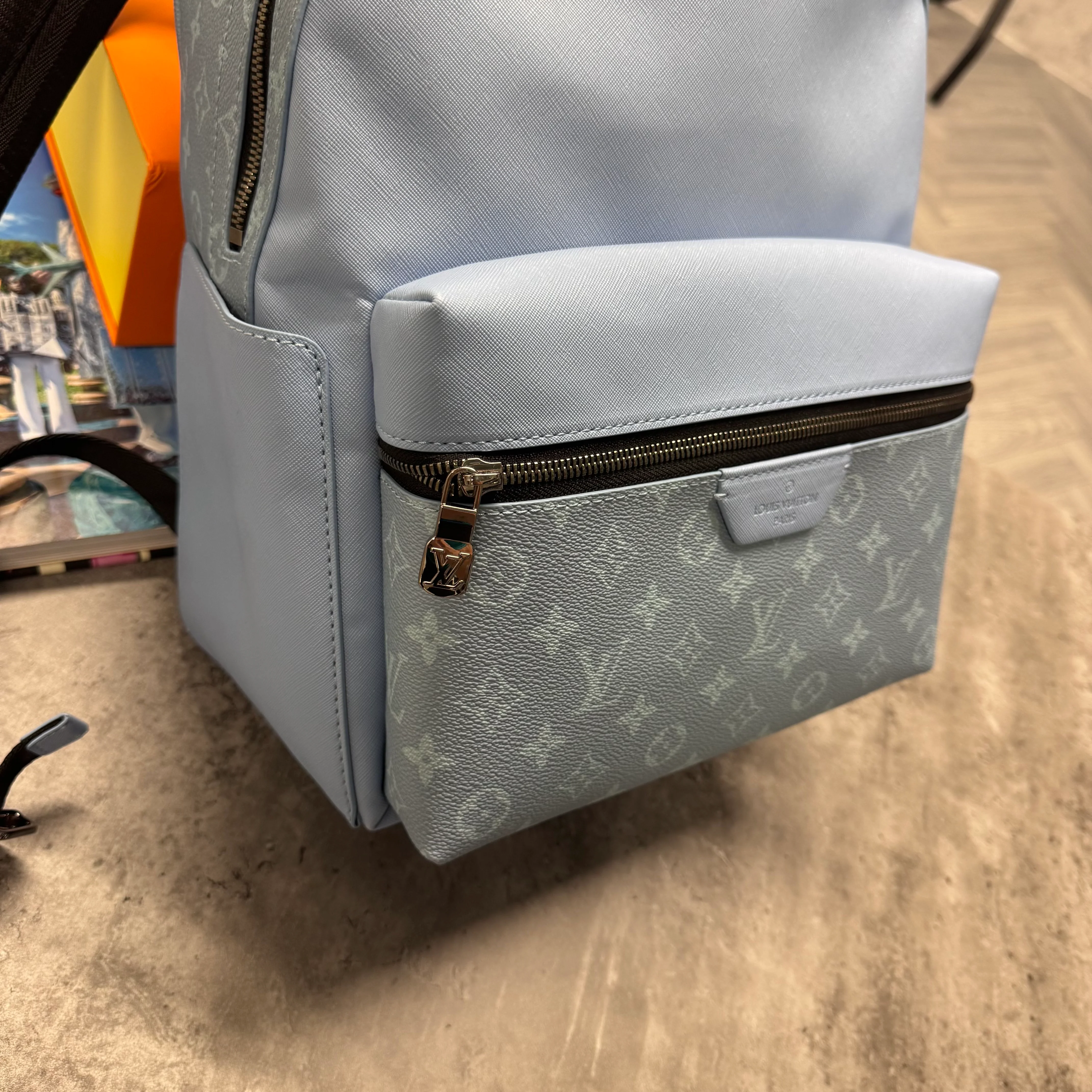 (PRE ORDER) LVE MONOGRAM BACKPACK - SKY BLUE - Image 2