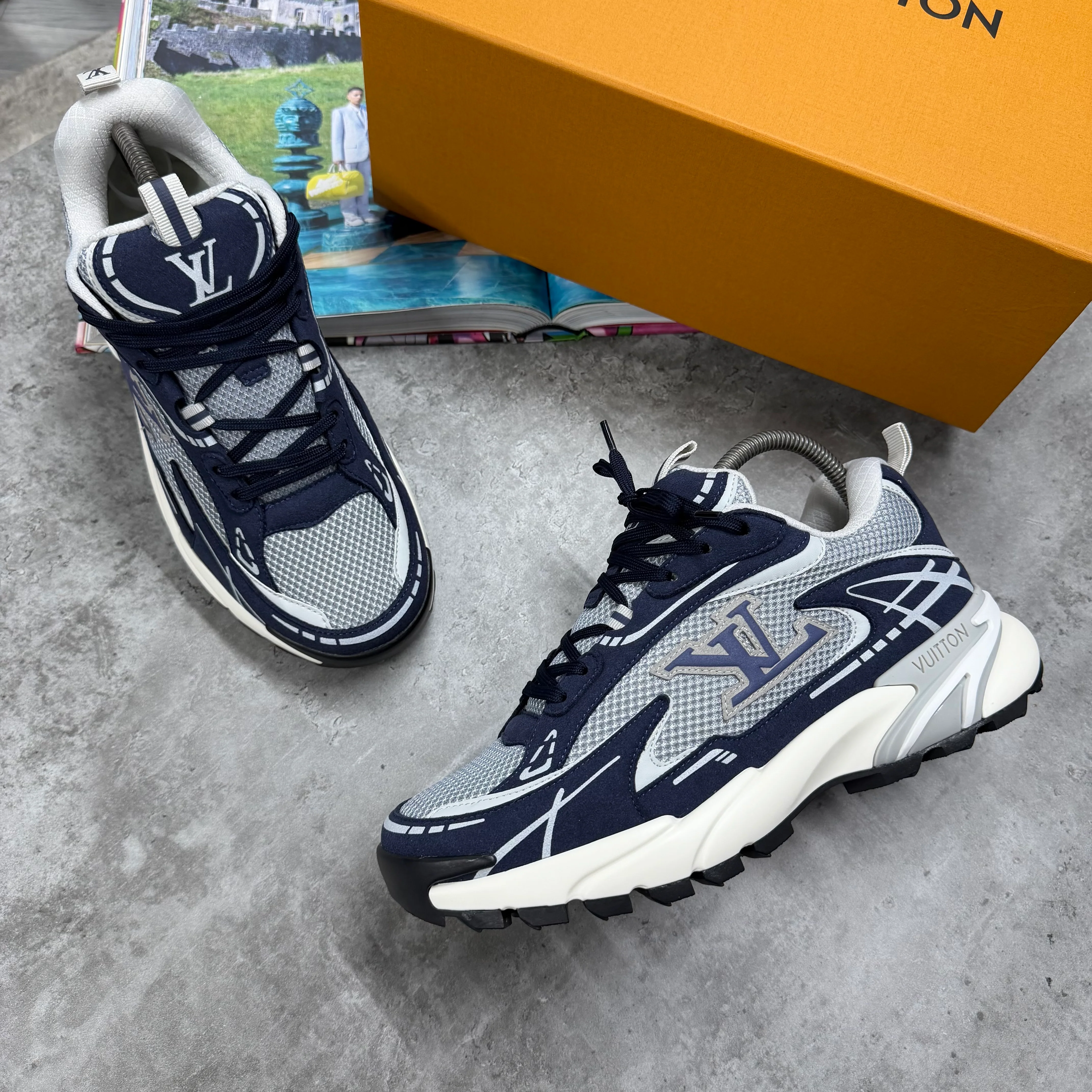 (PRE ORDER) LVE TACTIC TRAINERS - NAVY - Image 4