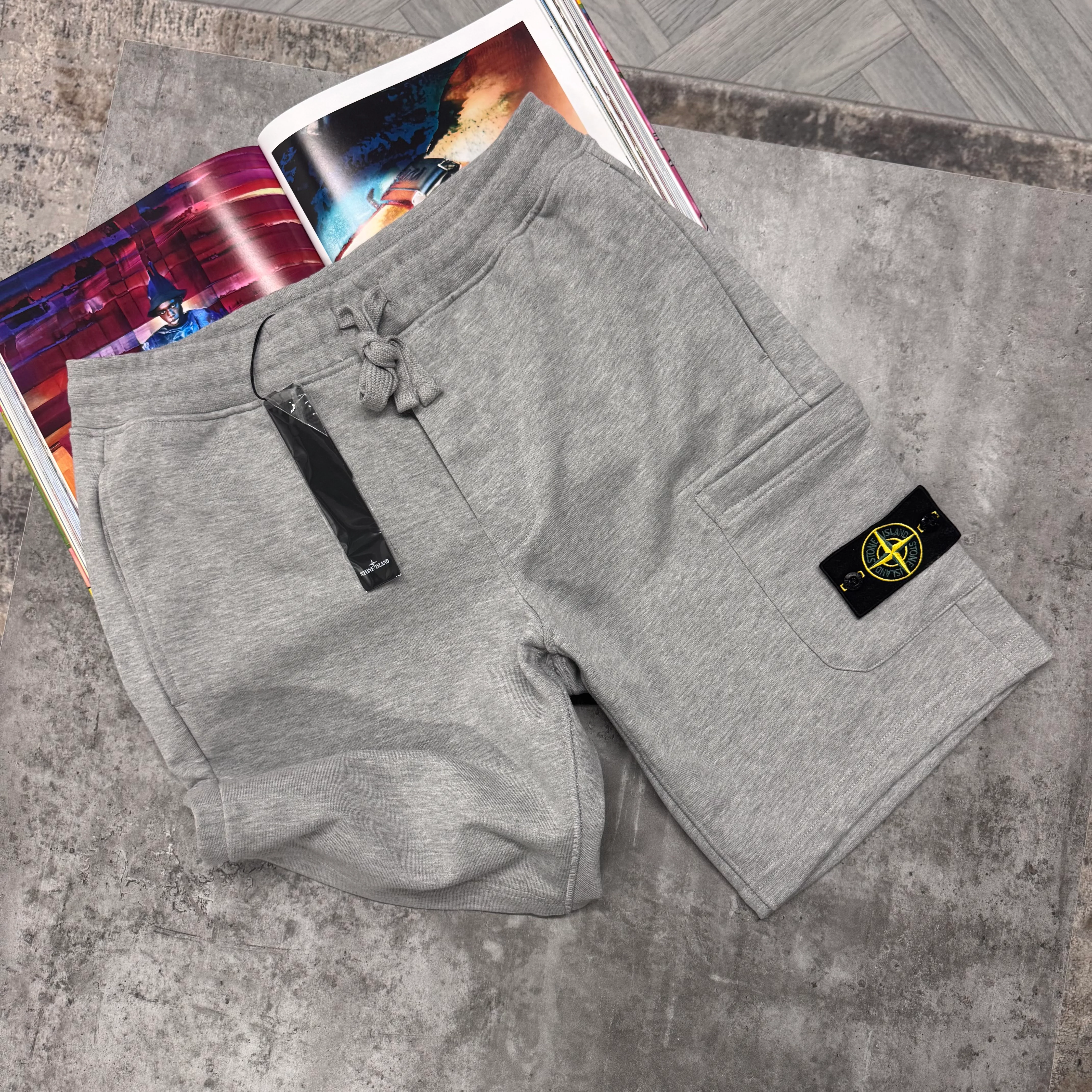 SI COTTON CARGO SHORTS - GREY